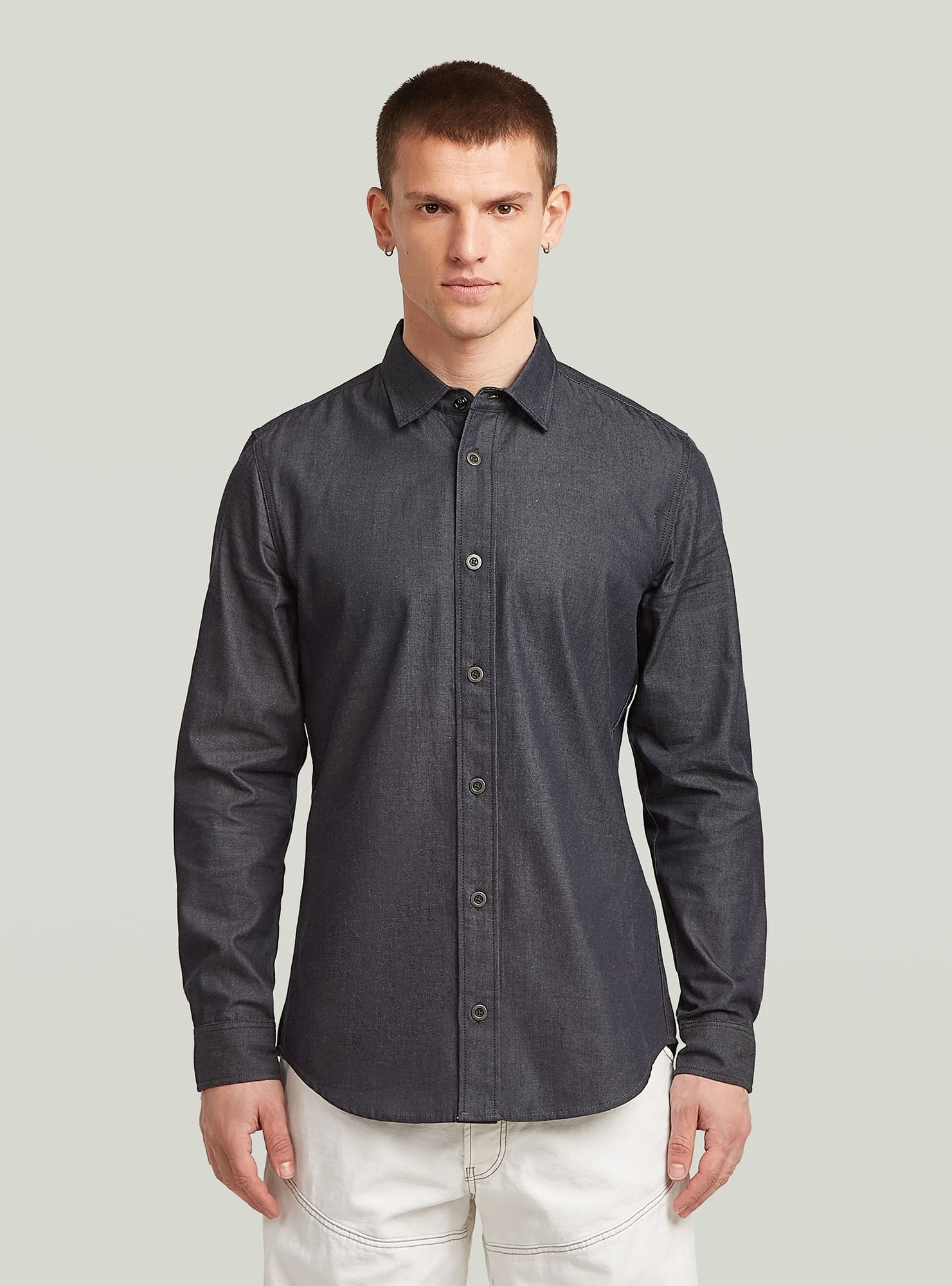 G-STAR Langarmshirt "Clean Slim Hemd"