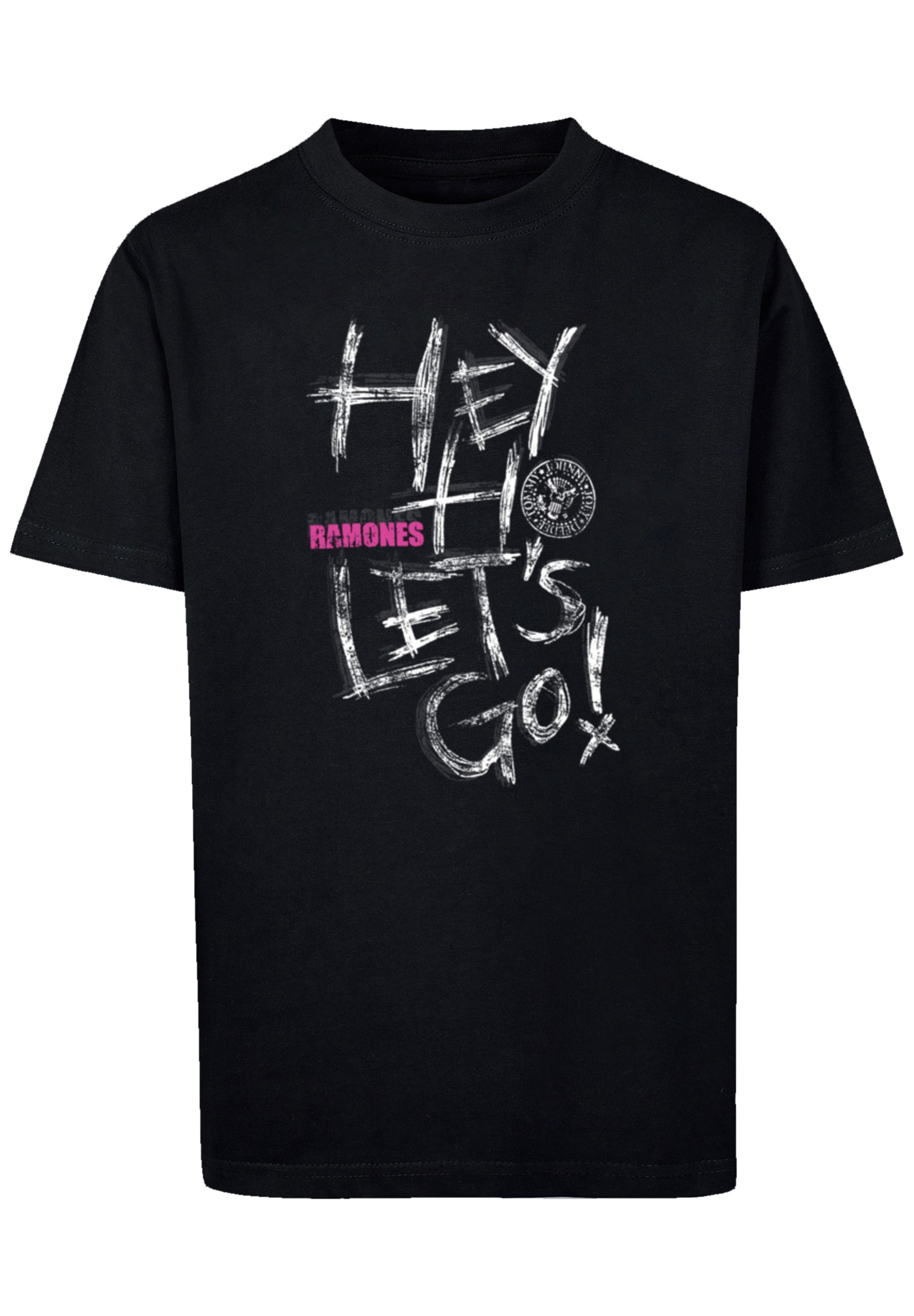 F4NT4STIC T-Shirt »Ramones Rock Musik Band Hey Ho Let's Go«, Premium Qualität, Band, Rock-Musik