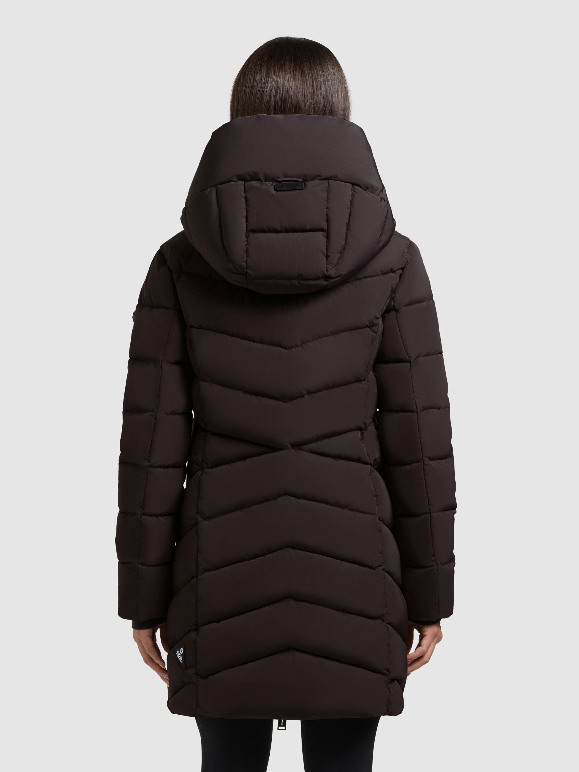 khujo Wintermantel »Dier« Winter Steppmantel mit Inlay und Kapuze