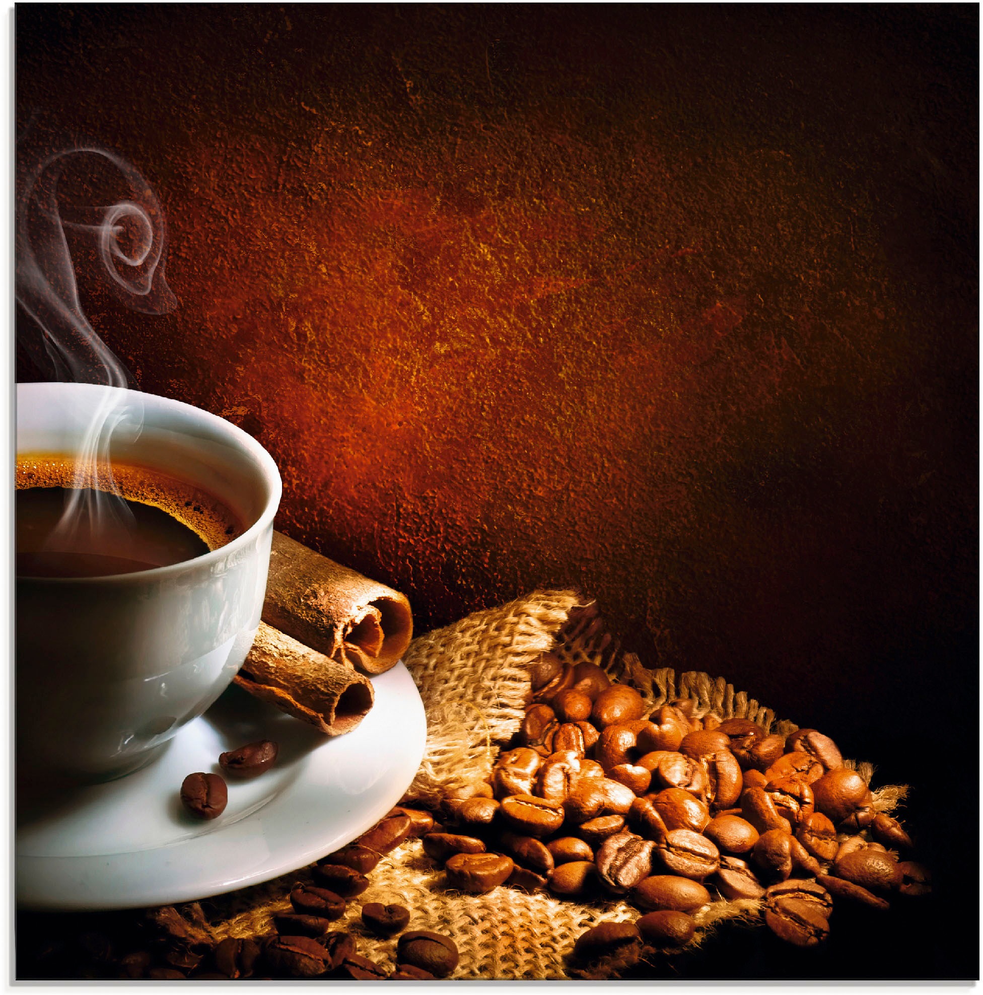 Artland Glasbild »Kaffee«, Getränke, (1 St.), in verschiedenen Größen