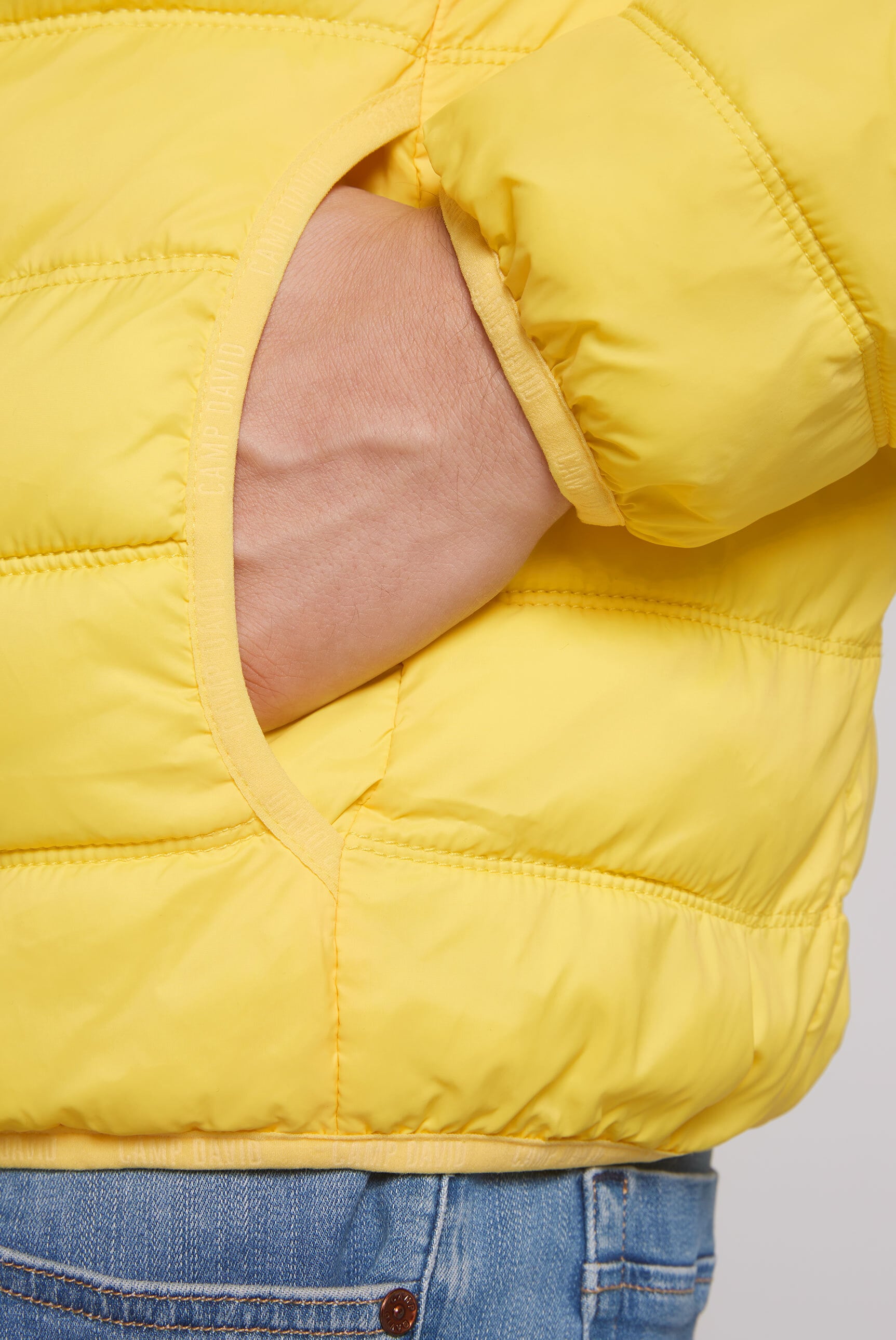 CAMP DAVID Outdoorjacke, mit Kapuze, mit Innentaschen