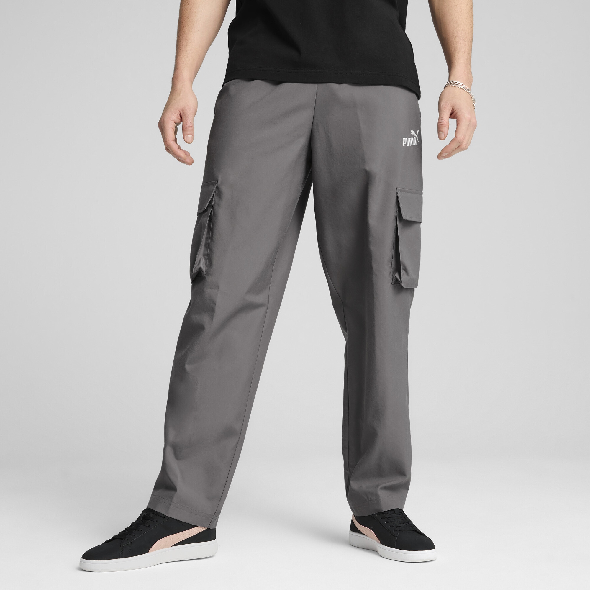 PUMA Sporthose »Essentials No. 1 Logo Gewebte Cargohose Herren«