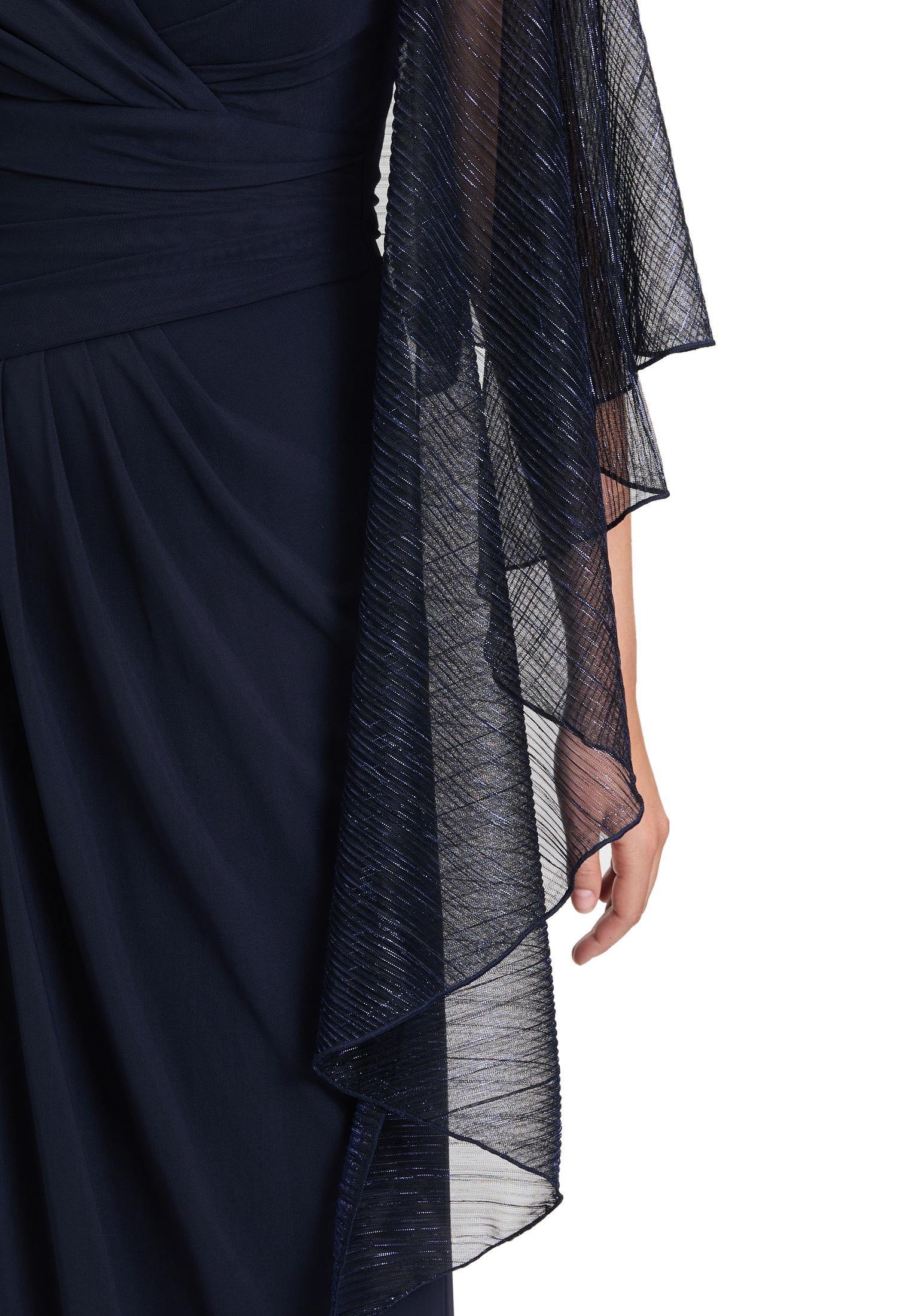 Vera Mont Multifunktionstuch »Vera Mont Damen Cape im Glitzer-Look«