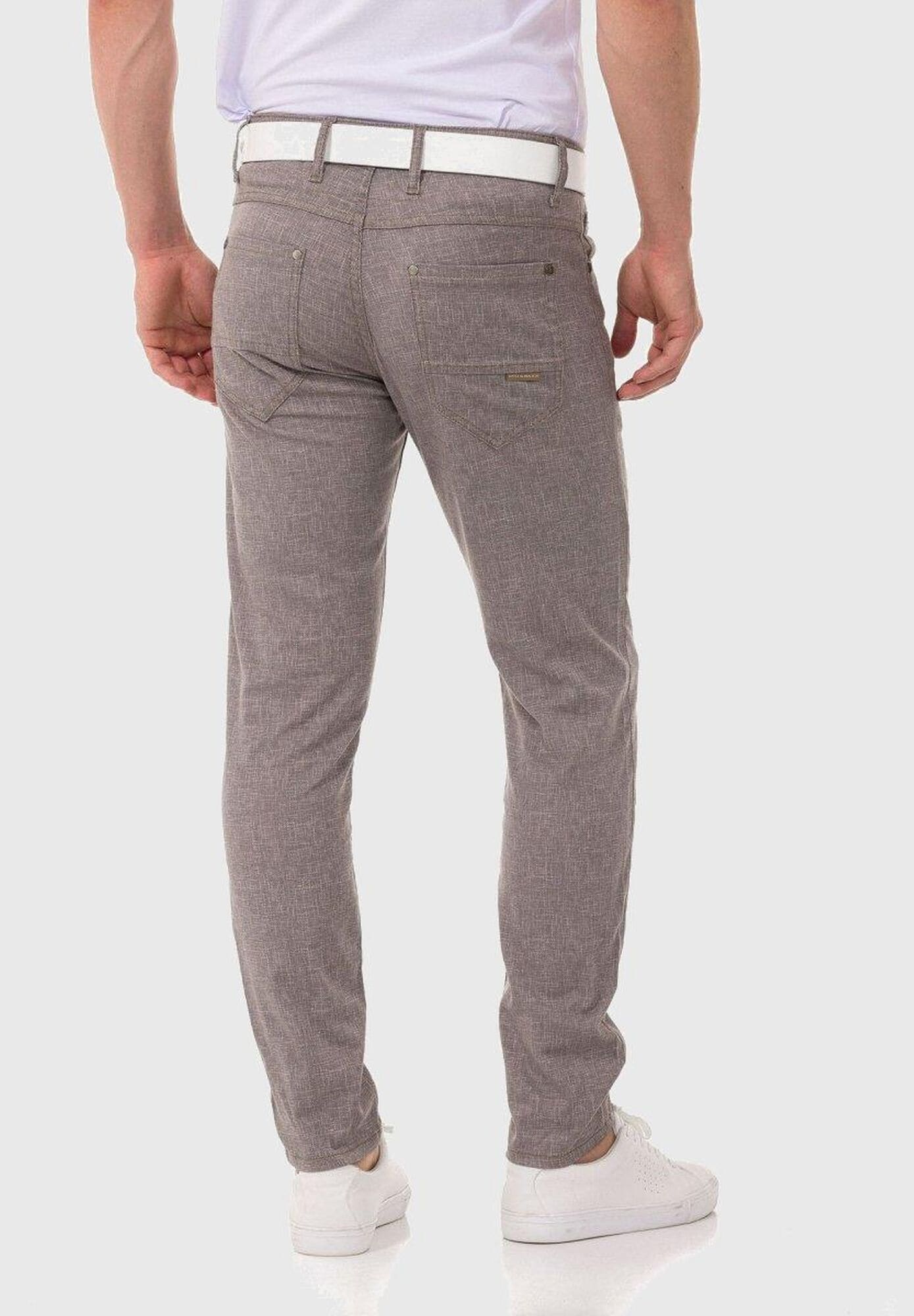 Cipo & Baxx Stoffhose »Cipo & Baxx Hose«  im unifarbenen Look
