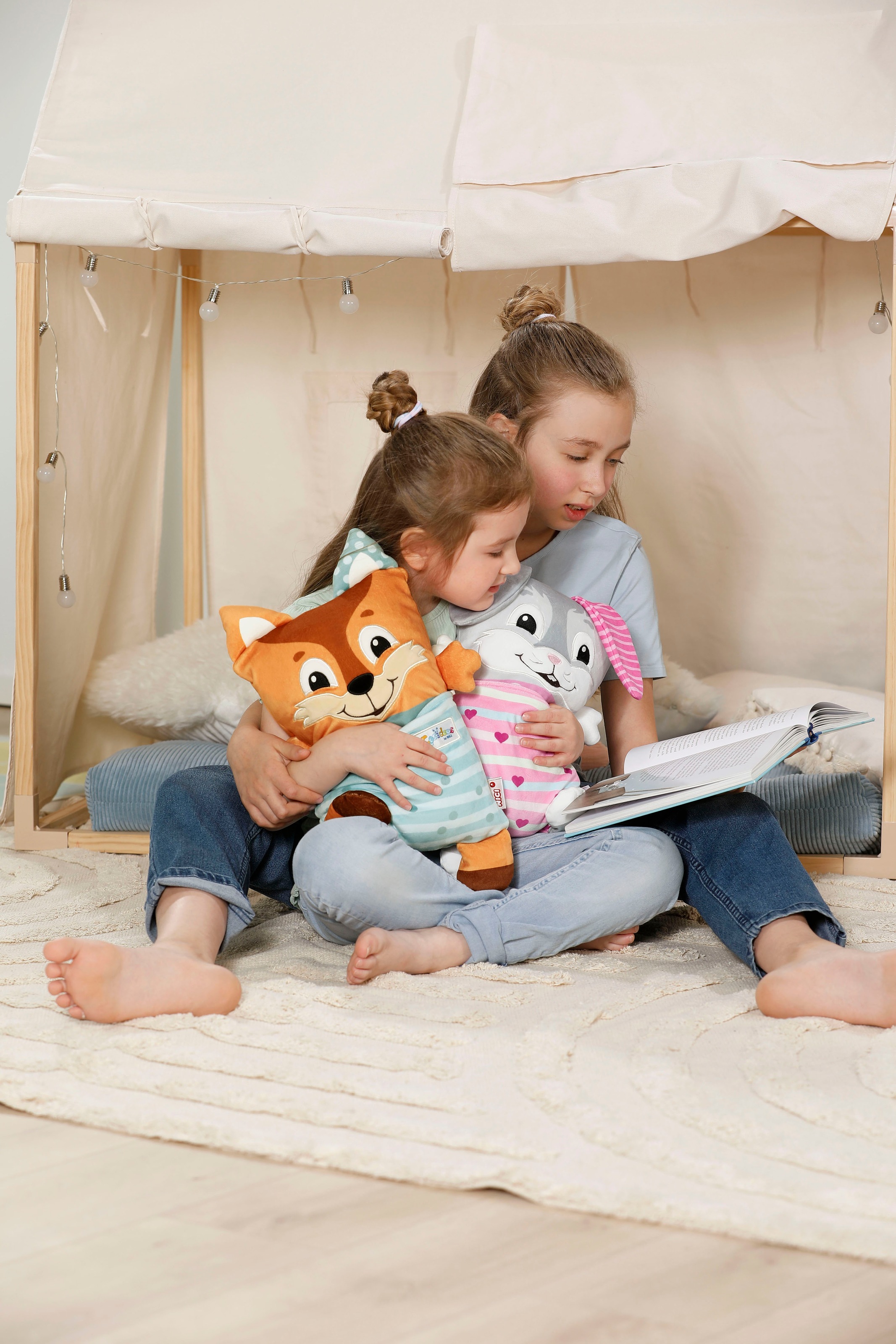 Nici Kuscheltier »Cosidoos, Fuchs mit Wendefunktion 30x20 cm«