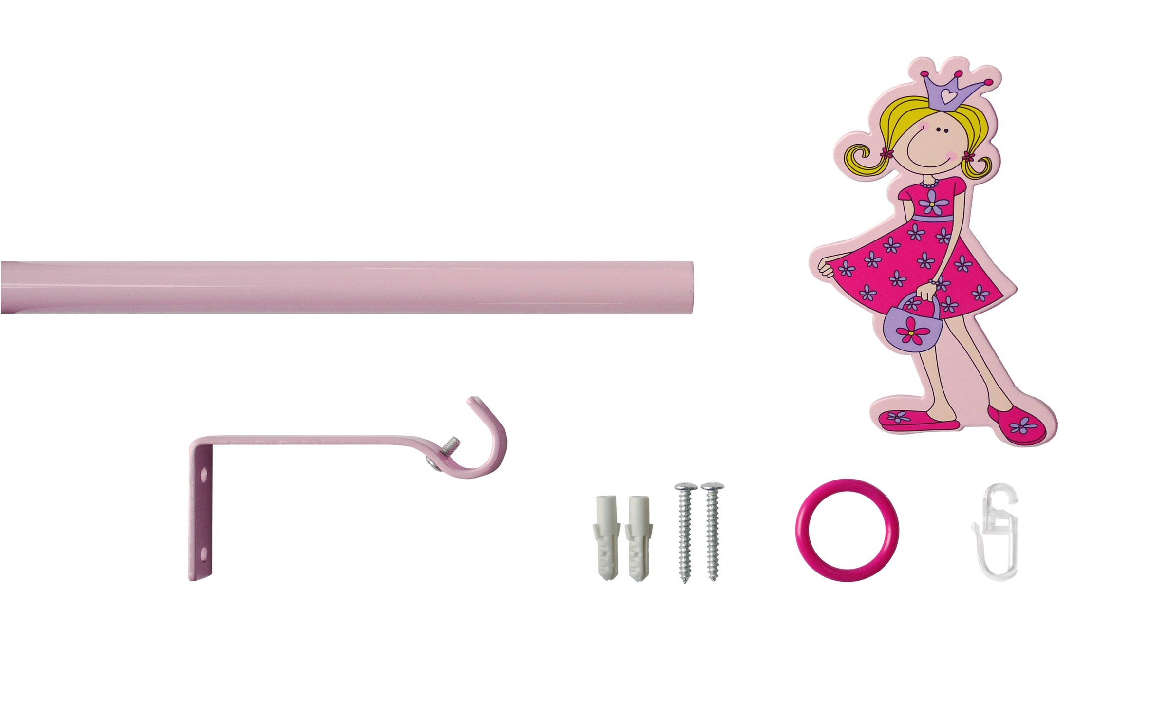 Good Life Gardinenstange "Prinzessin" Ø 16 mm 1 läufig-läufig ausziehbar pi günstig online kaufen