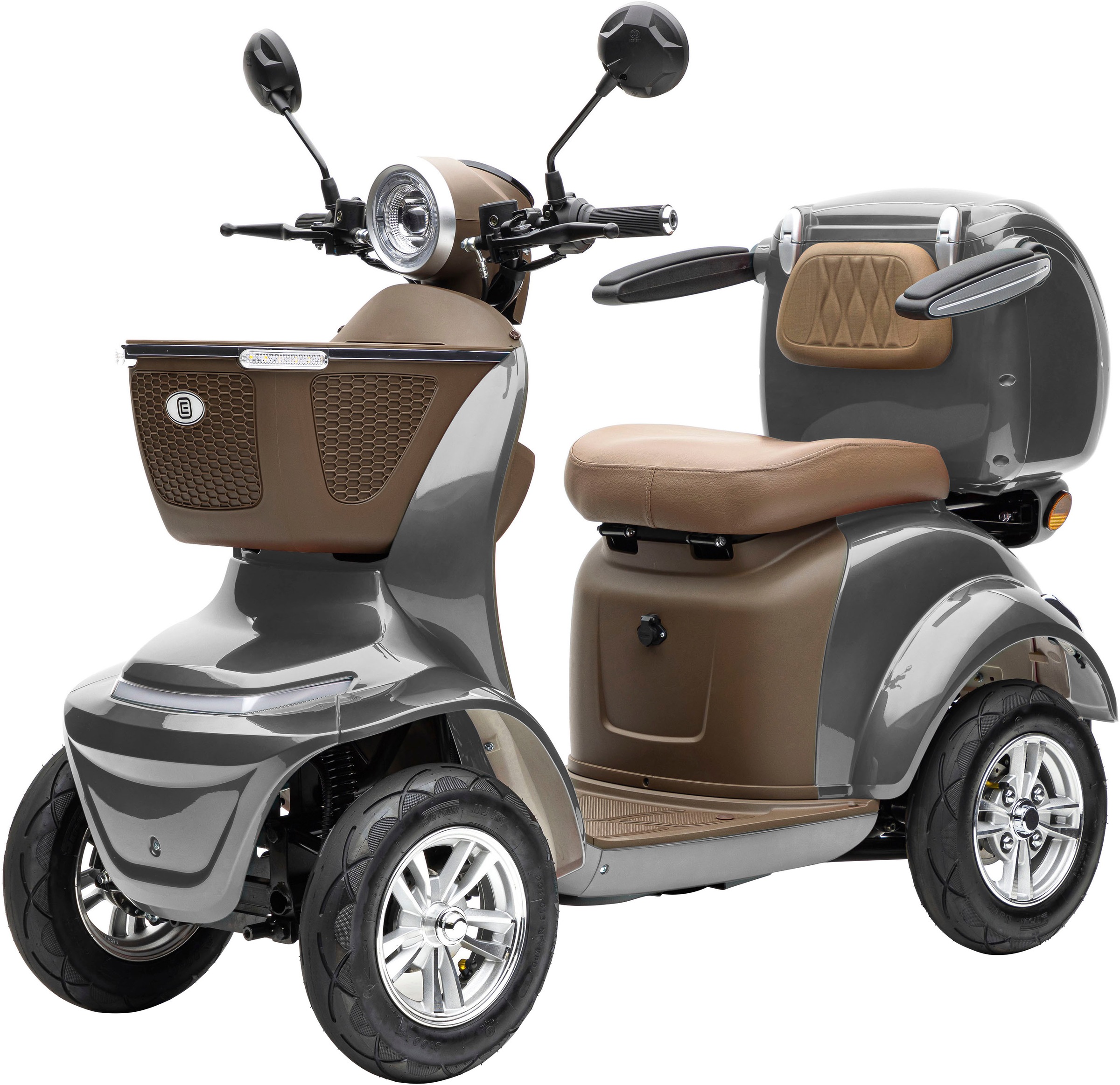 ECONELO Elektromobil »LUNAR Q Lithium Anthrazi...