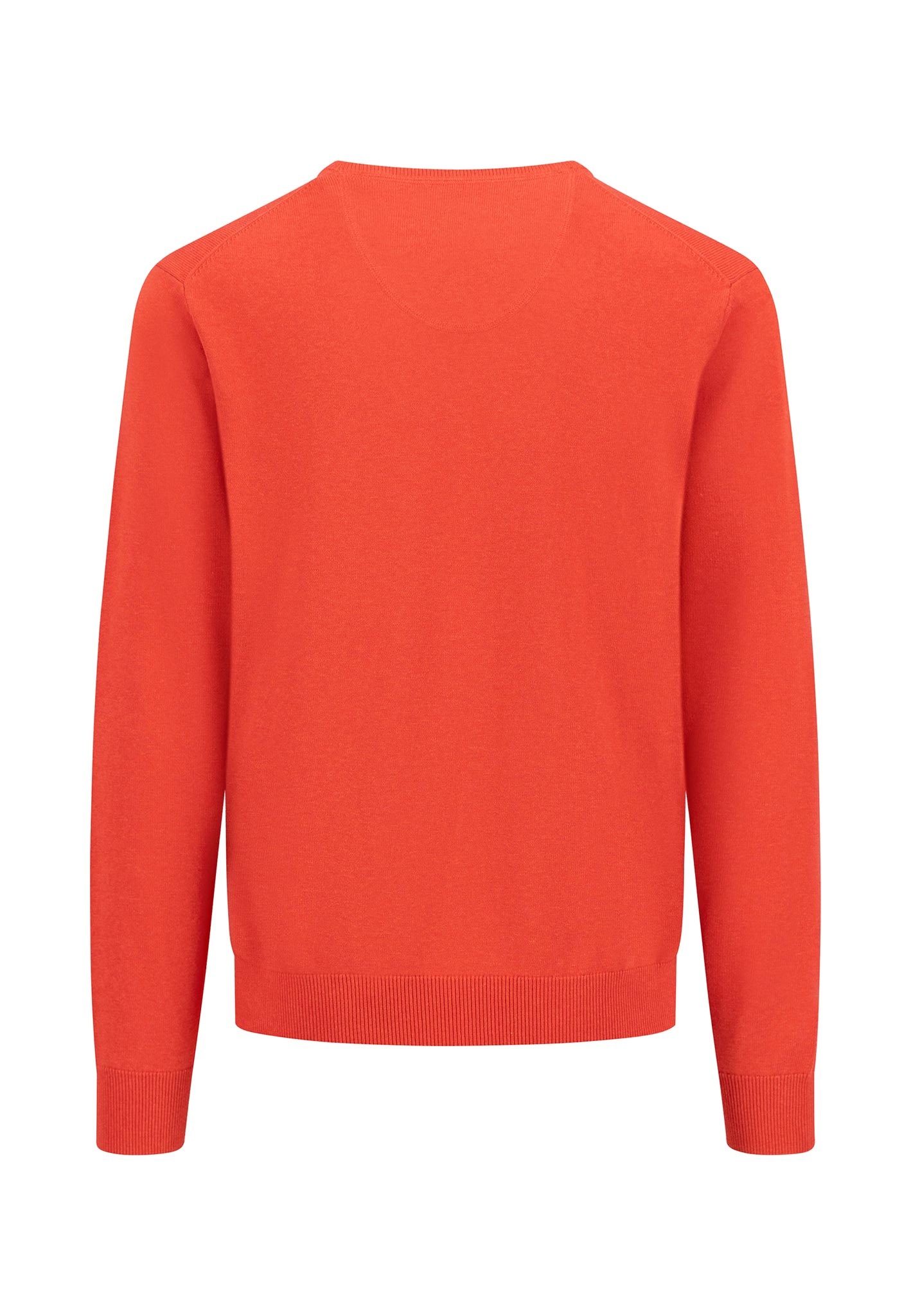 FYNCH-HATTON Strickpullover mit Logostickerei und V-Ausschnitt günstig online kaufen