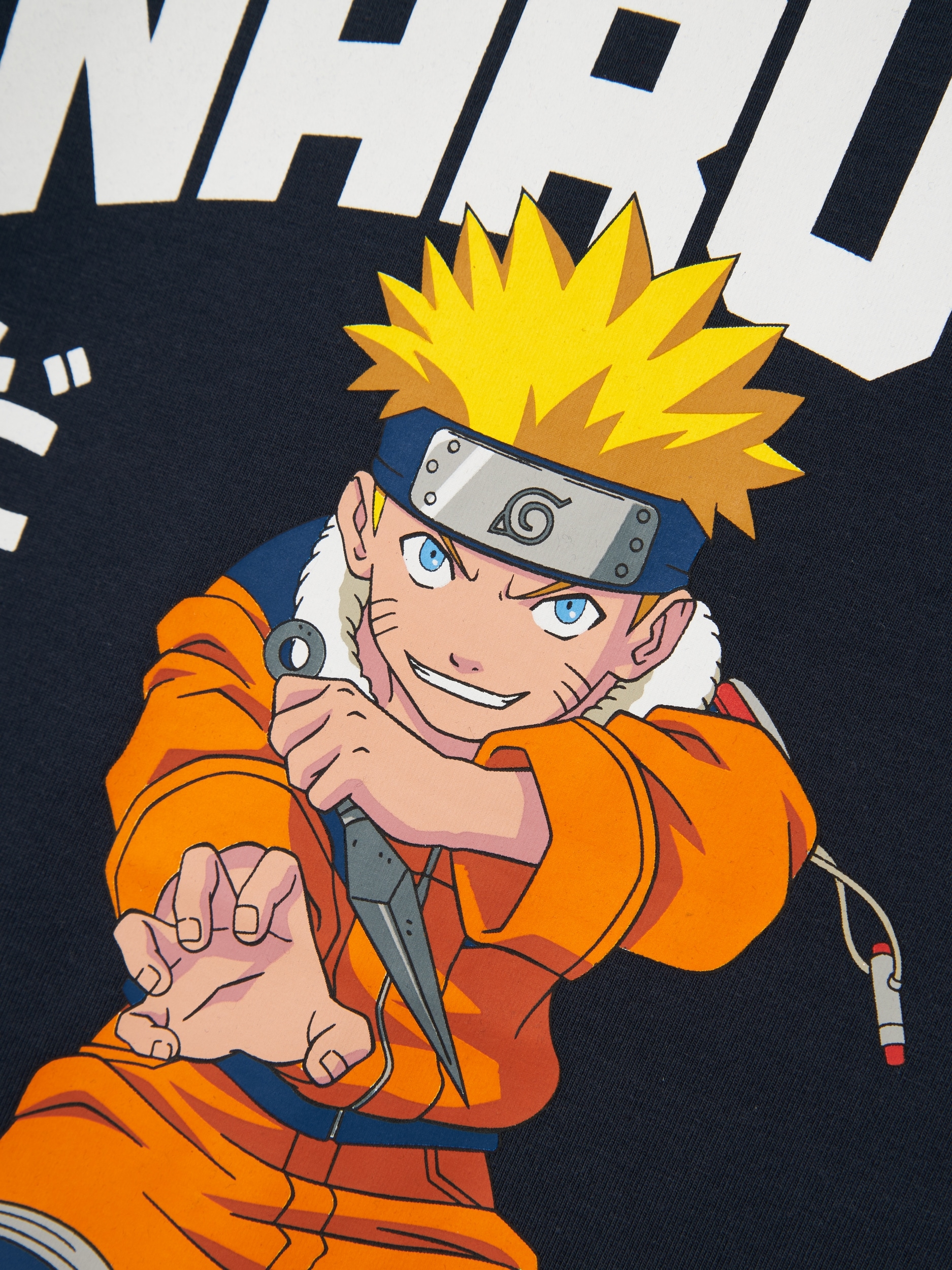 Name It Print-Shirt »NKMMACAR NARUTO SS TOP NOOS SKY«, mit großem Comic-Frontmotiv
