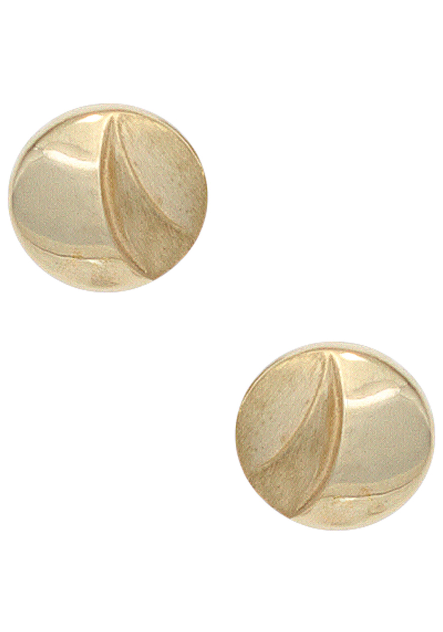 JOBO Paar Ohrstecker rund 333 Gold
