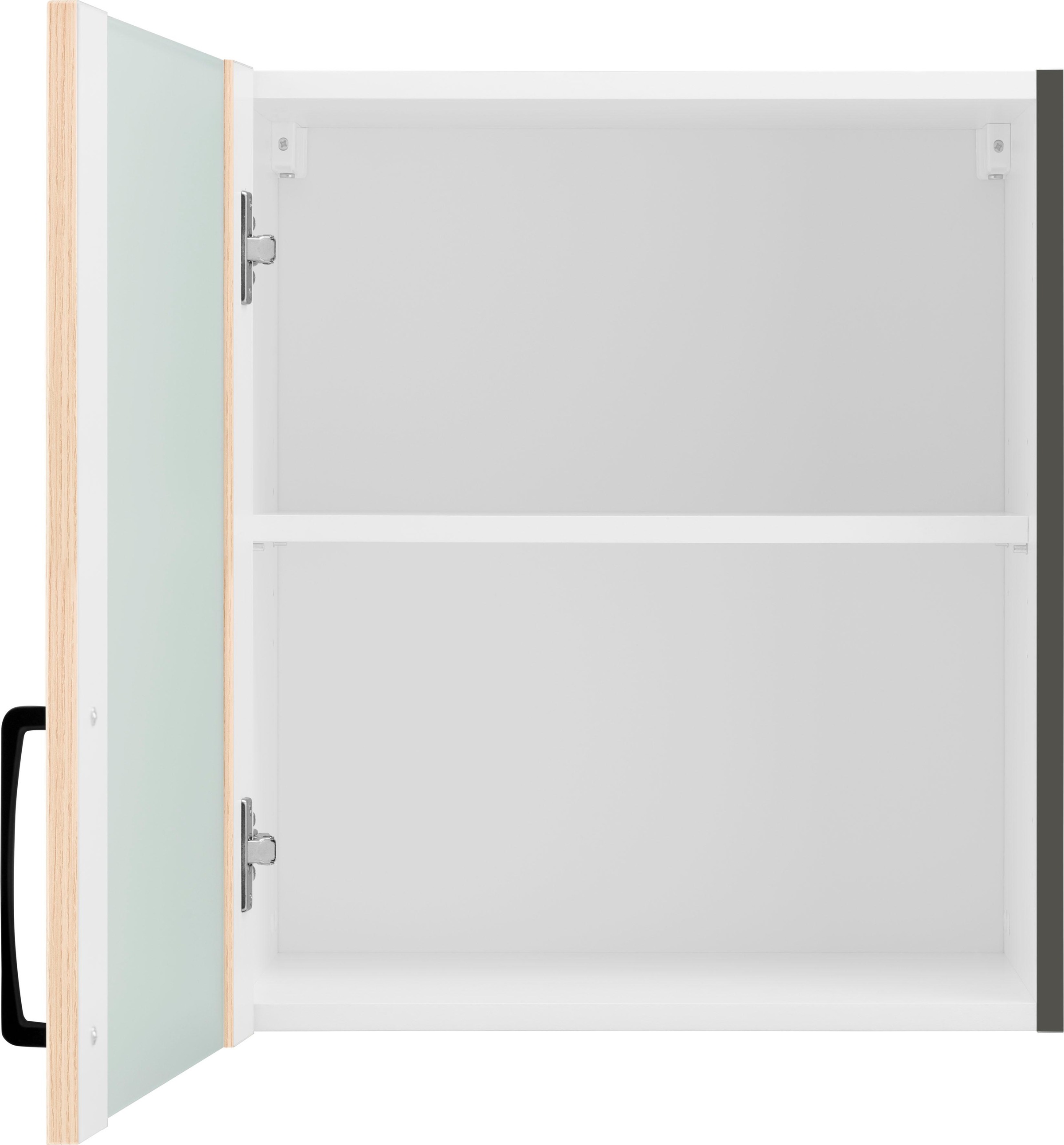 wiho Küchen Glashängeschrank 