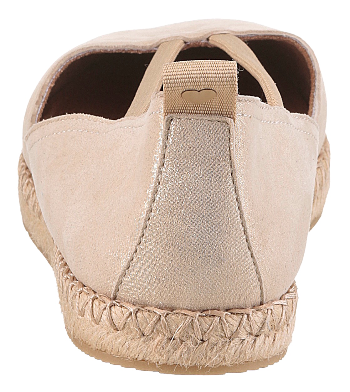Tamaris Espadrille, Plateau, Sommerschuh, Flats, Schlupfschuh mit Touch It-Ausstattung