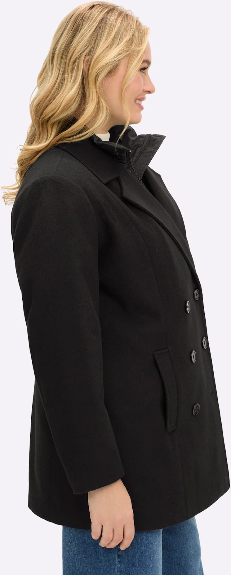 Sheego Cabanjacke, ohne Kapuze