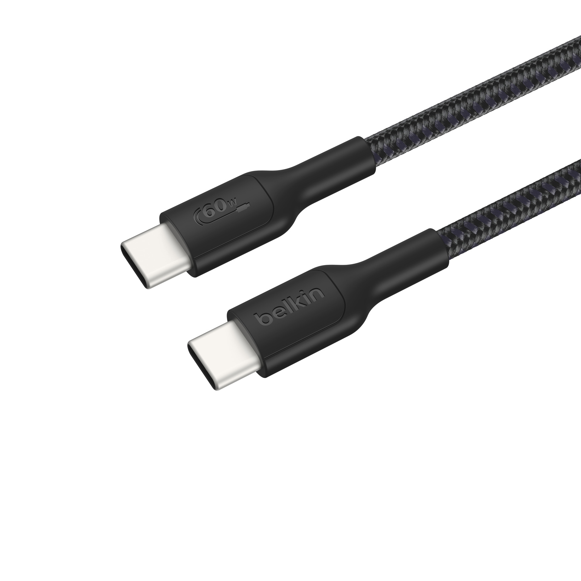 Belkin USB-Kabel »Gaming geflochtenes USB-C zu USB-C Kabel 60 W« USB-C 200 cm