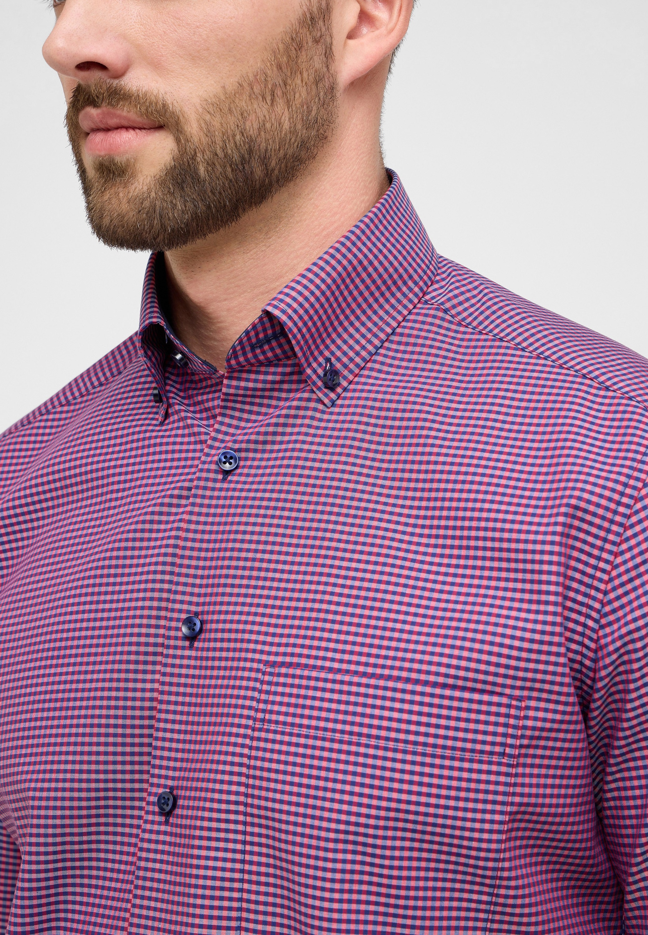 Thumbnail - Eterna Kurzarmhemd "COMFORT FIT" NON IRON (bügelfrei)