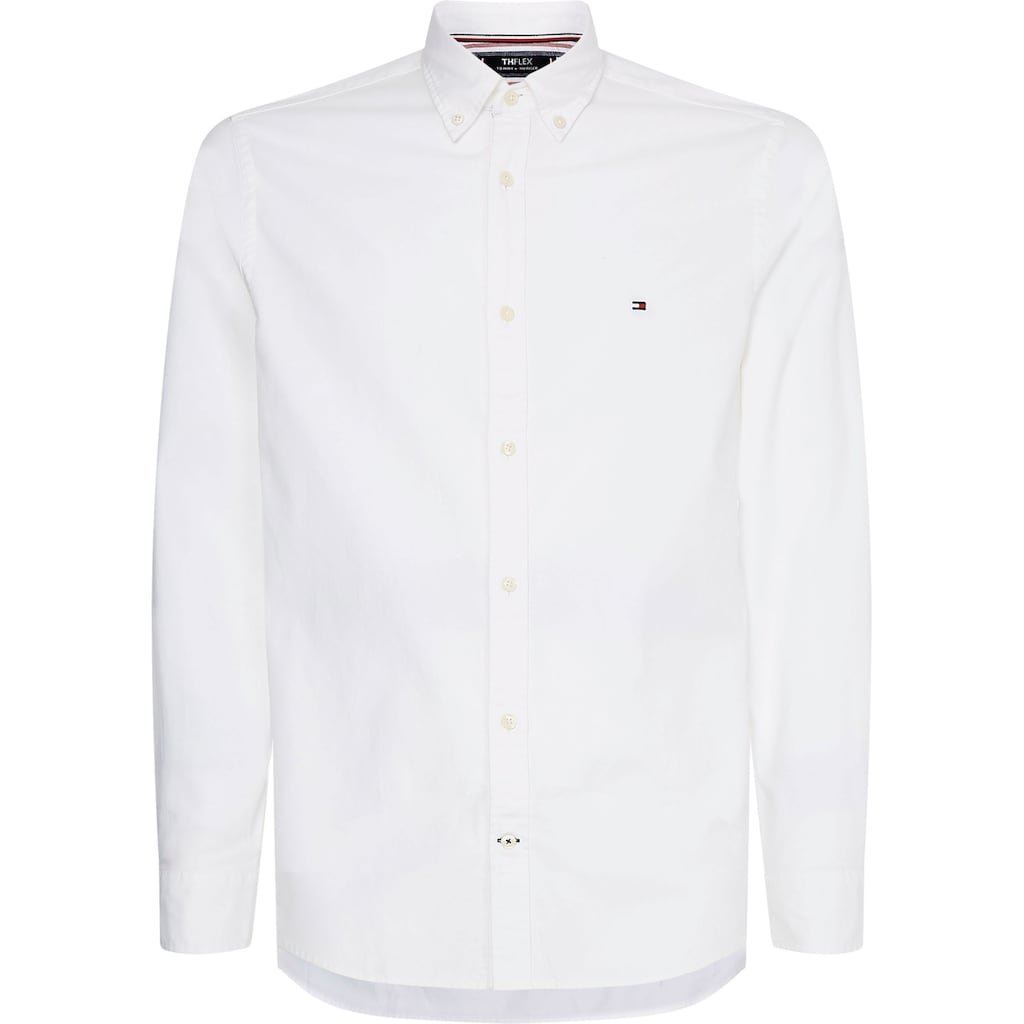 Tommy Hilfiger Langarmhemd »SLIM FLEX DOBBY SHIRT«