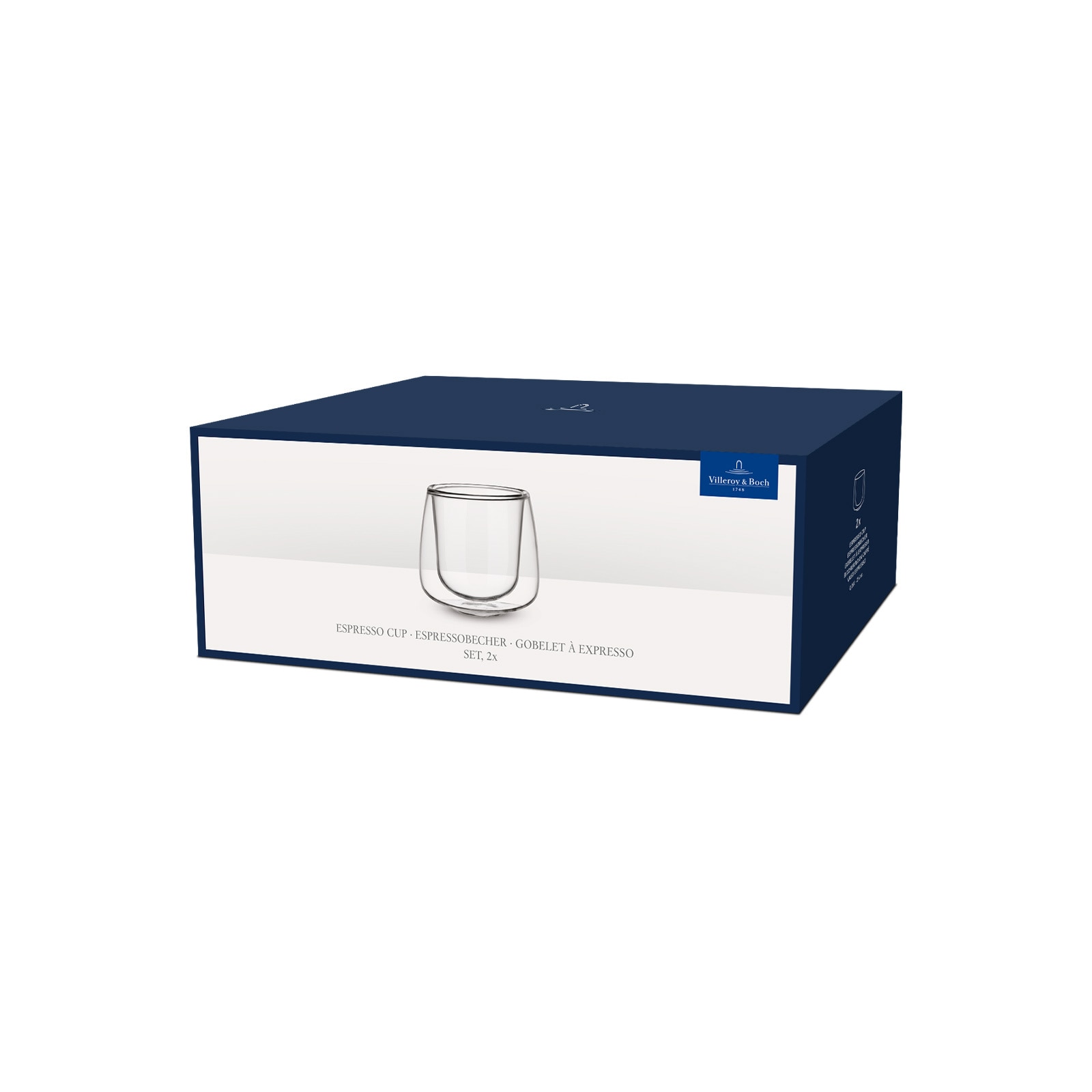 Villeroy & Boch Thermoglas »Espressobecher Artesano Hot & Cold 60 ml 2er Set transparent«
