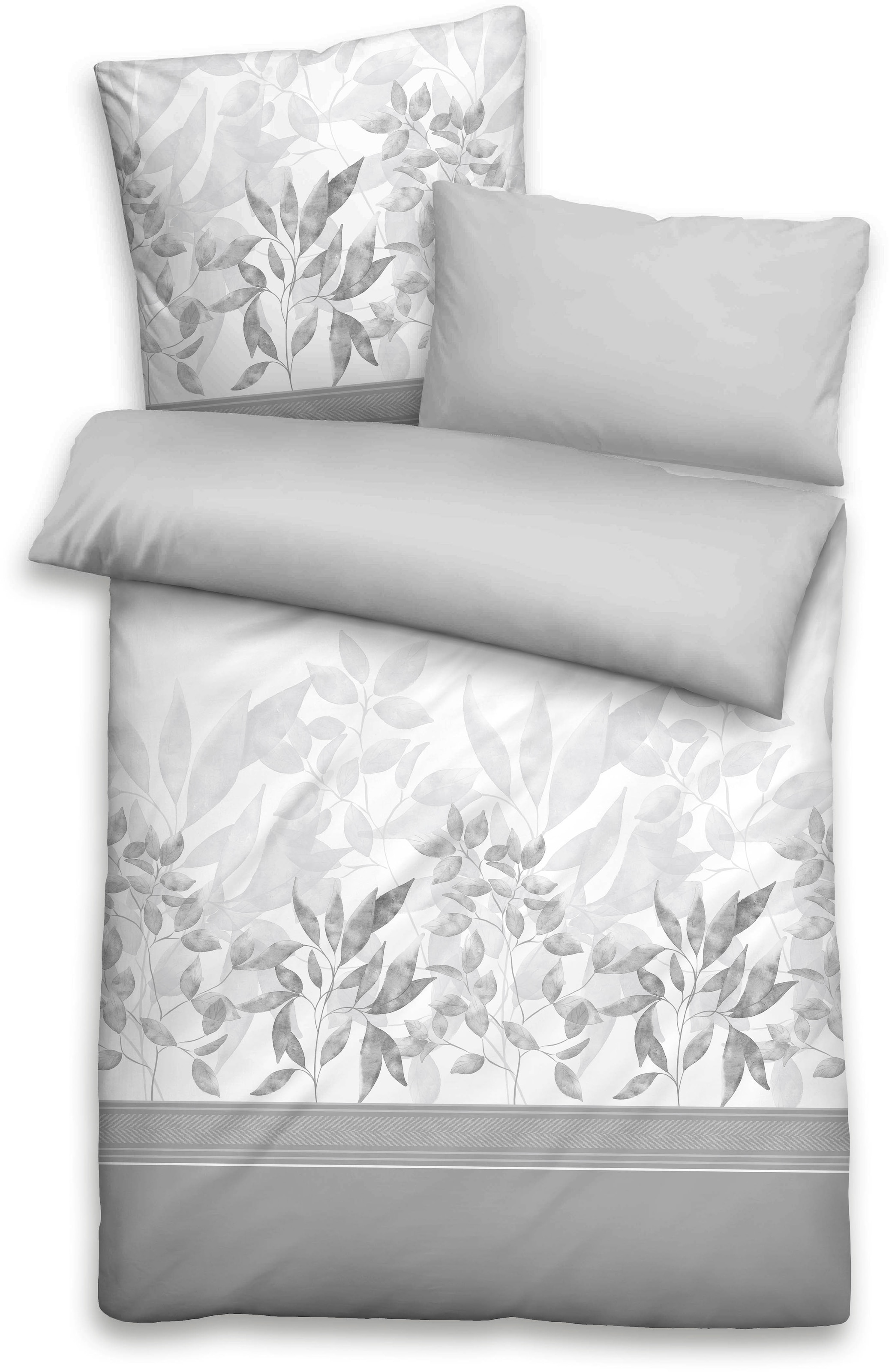 Biberna Wendebettwäsche "Azra" 3 Stk. feiner Glanz + weicher Griff, pflegel günstig online kaufen