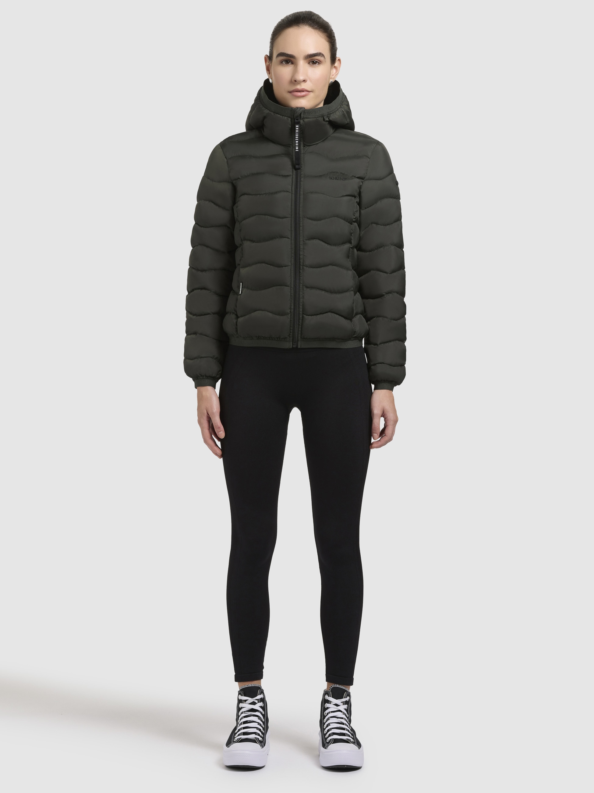 khujo Steppjacke »NARGO«, mit Kapuze