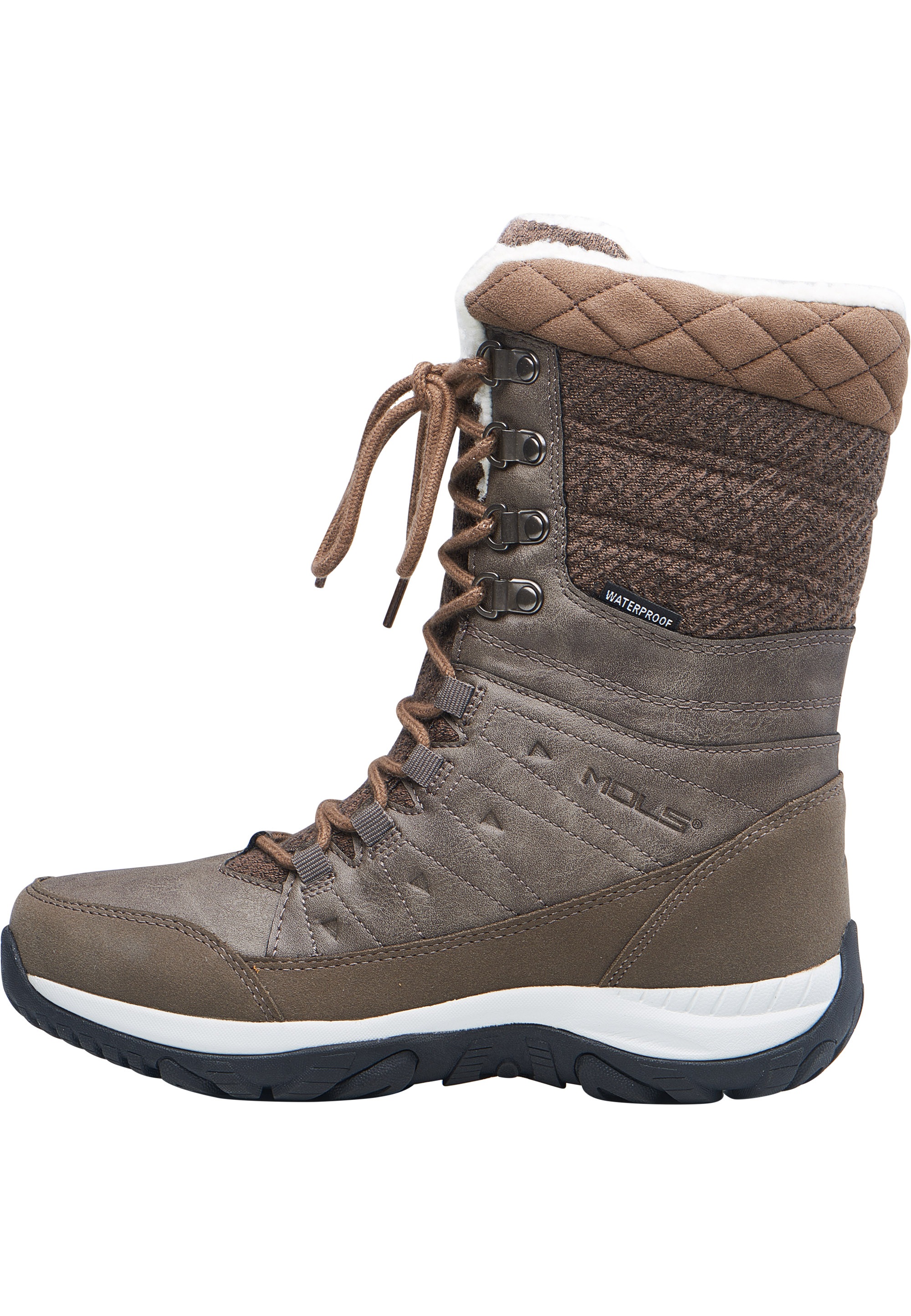Stiefel MOLS "Bakan", Damen, Gr. 37, braun, Polyurethane, Synthetik, Schuhe Stiefel, mit wasserdichtem Obermaterial 2