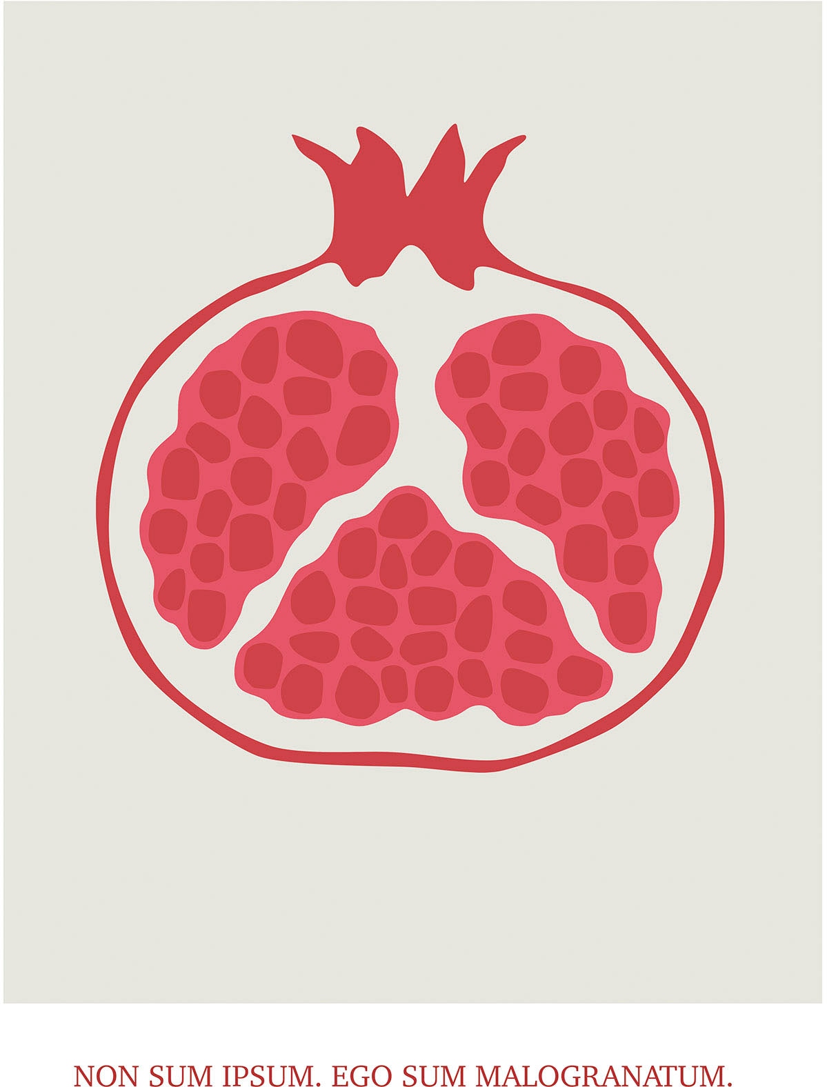 Komar Bild "Cultivated Pomegranate" Natur 1 Stk. tlg. Wandbild zur Dekorati günstig online kaufen