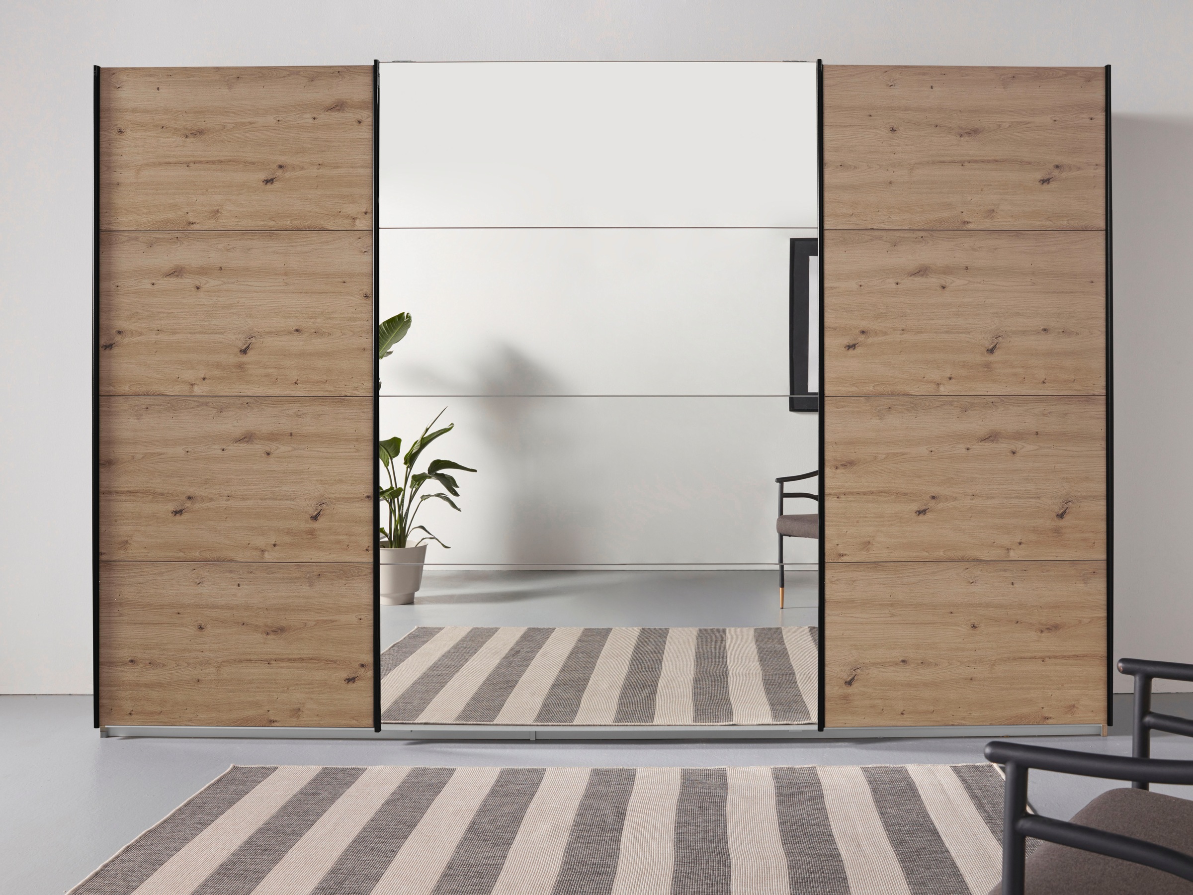 rauch Schwebetürenschrank "Kleiderschrank Schrank Garderobe Wäscheschrank A günstig online kaufen