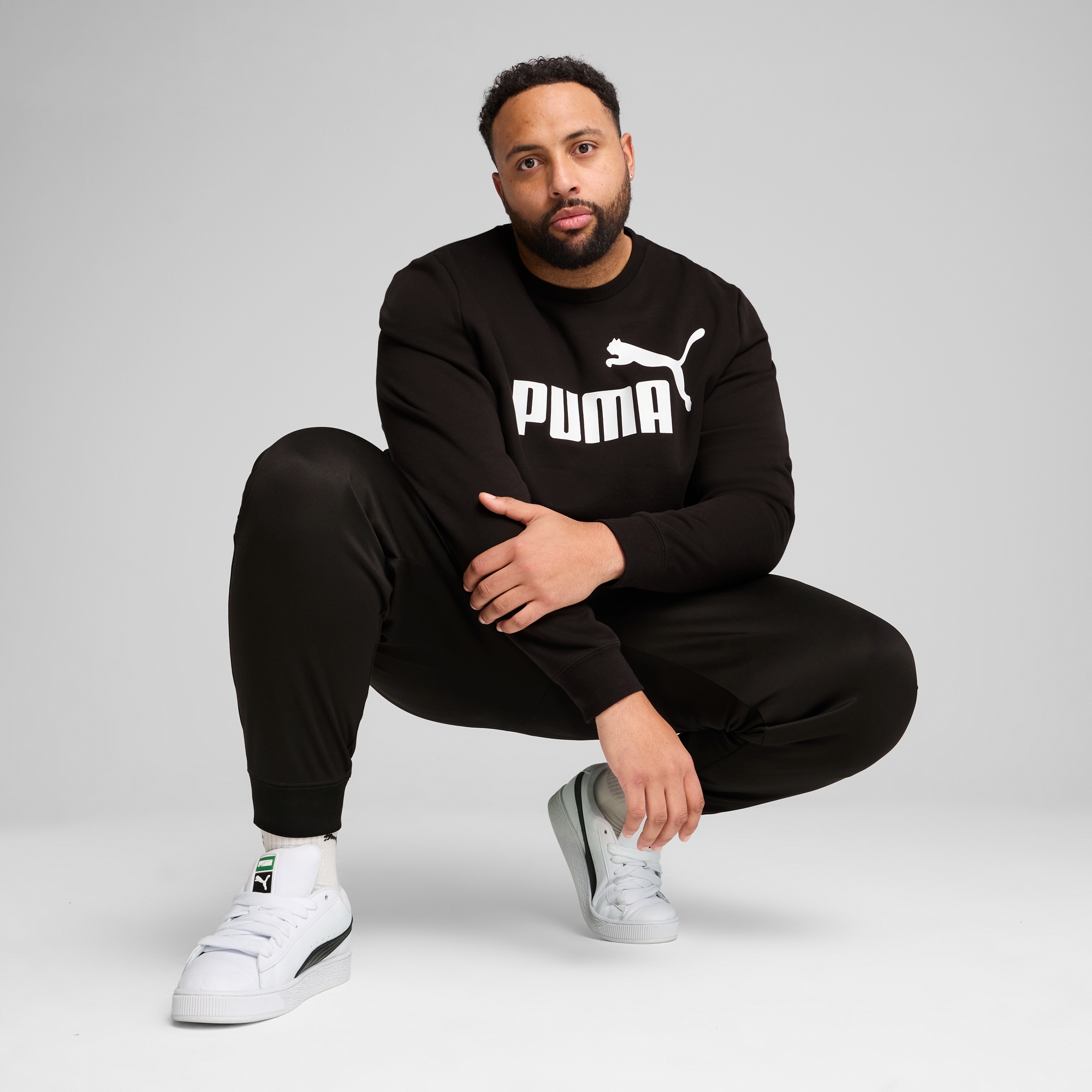 PUMA Langarmshirt »ESS NO. 1 LOGO CREW FL«