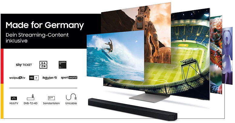 Samsung QLED-Fernseher »GQ75QN90AAT«, 189 cm/75 Quantum HDR Matrix | Zoll, Smart-TV, 4K,Quantum 1500,Neo BAUR 4K Technologie Ultra HD, Prozessor Quantum