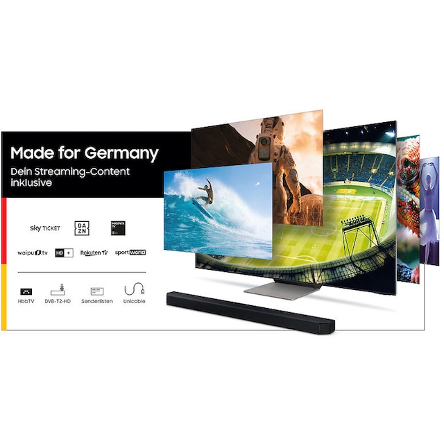 Samsung QLED-Fernseher »GQ75QN90AAT«, 189 cm/75 Zoll, 4K Ultra HD, Smart-TV,  Quantum HDR 1500,Neo Quantum Prozessor 4K,Quantum Matrix Technologie | BAUR
