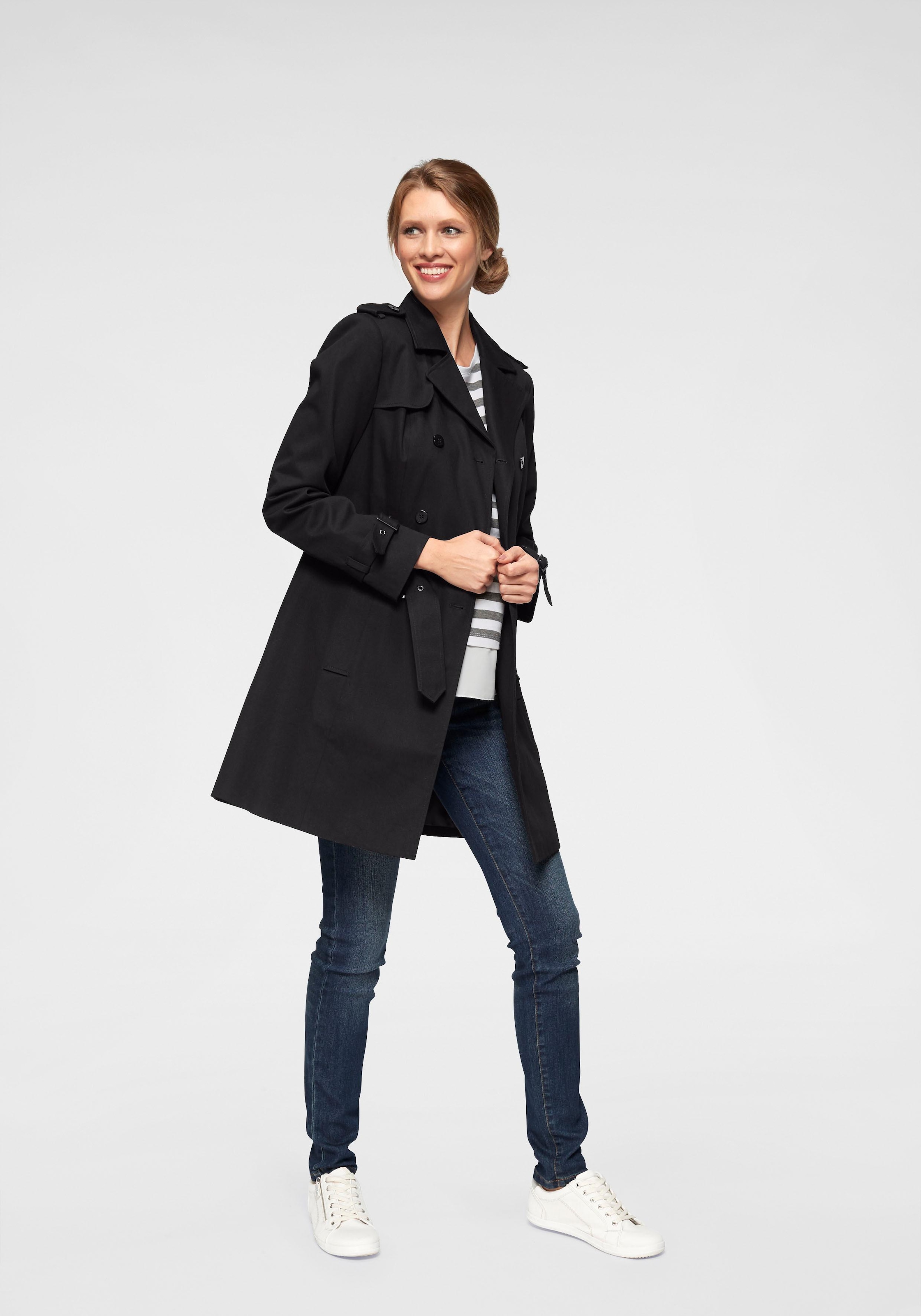 CASUAL zum Regulieren Gürtel Trenchcoat, BAUR mit Aniston | kaufen