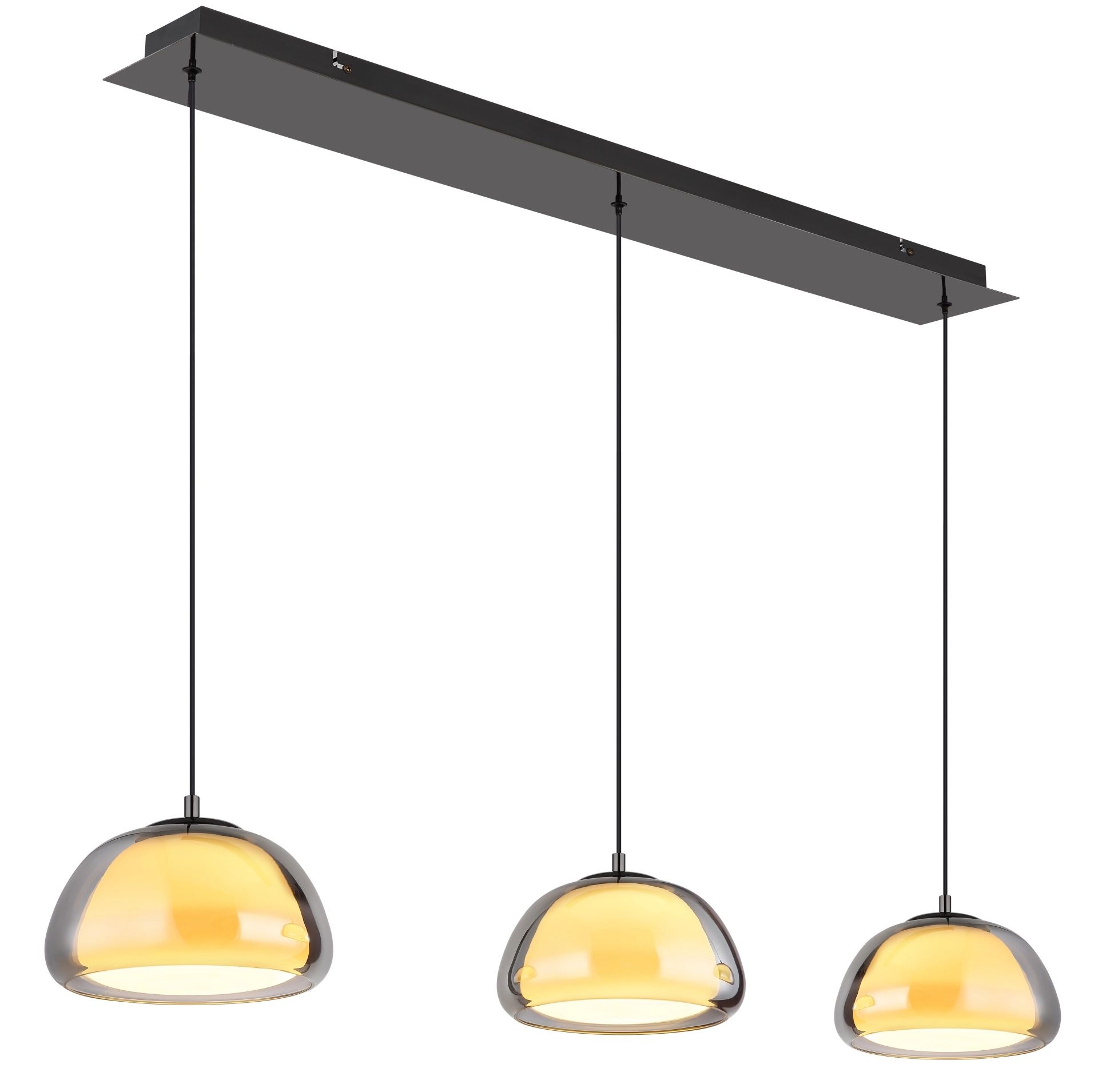 GLOBO LIGHTING LED-Hängeleuchte »AVILA«, Leuchtmittel LED-Modul | LED fest integriert, Pendelleuchte, Esstisch, Essbereich, Wohnzimmer, kürzbar, Glas