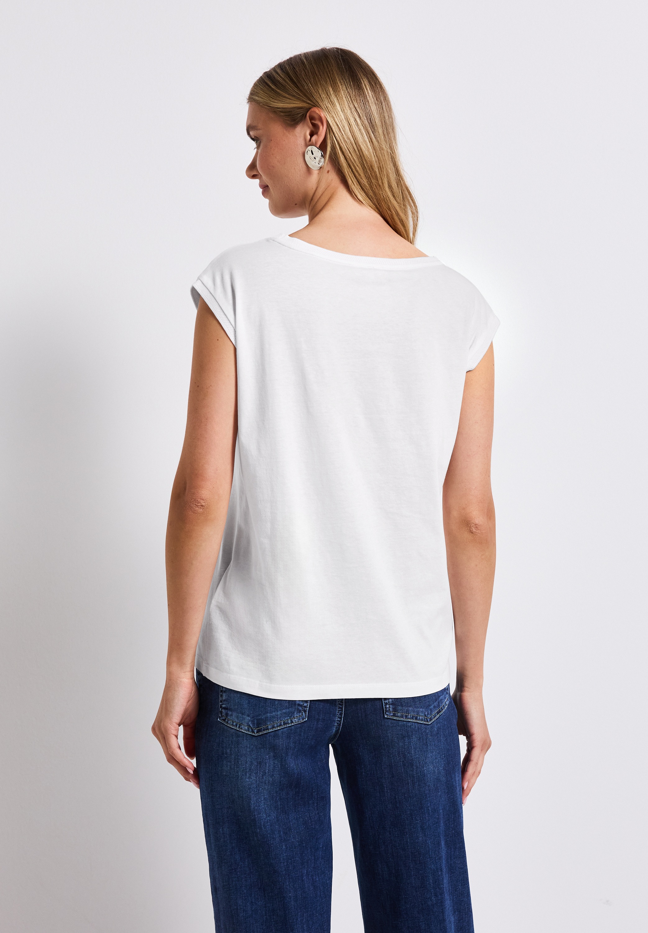 STREET ONE T-Shirt, aus reiner Baumwolle