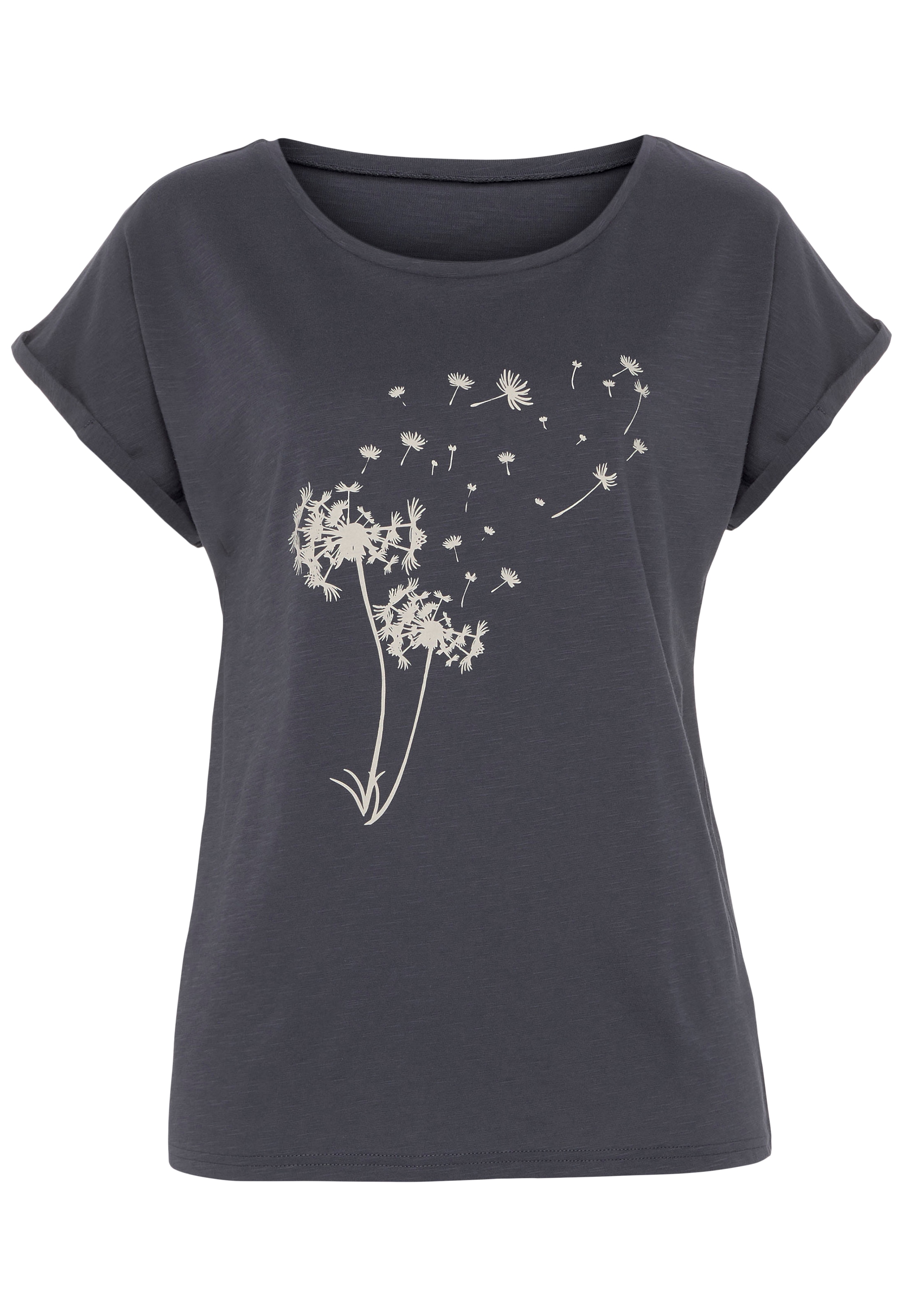 Vivance T-Shirt "mit Frontdruck "Pusteblume"", aus weicher Baumwoll-Qualitä günstig online kaufen