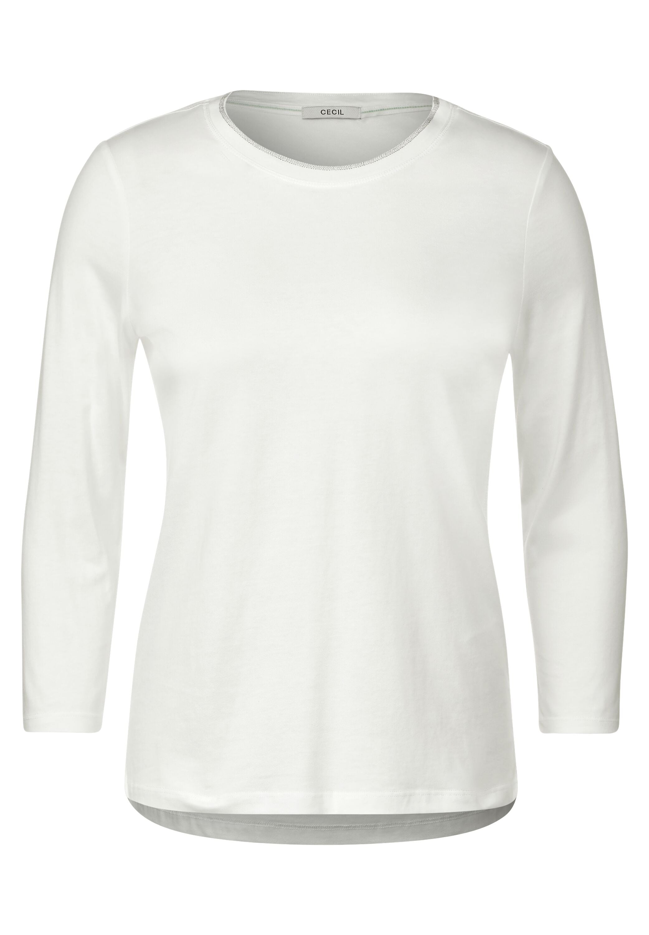Cecil 3/4-Arm-Shirt, aus softem Materialmix