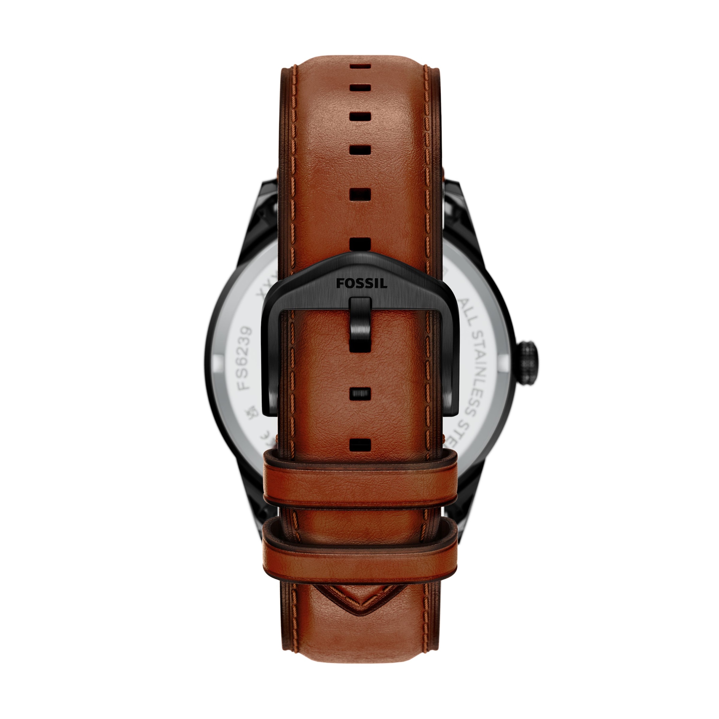 Fossil Multifunktionsuhr »Pearson« Quarzuhr, Armbanduhr, Lederarmband, analog, Tag, Wochentag