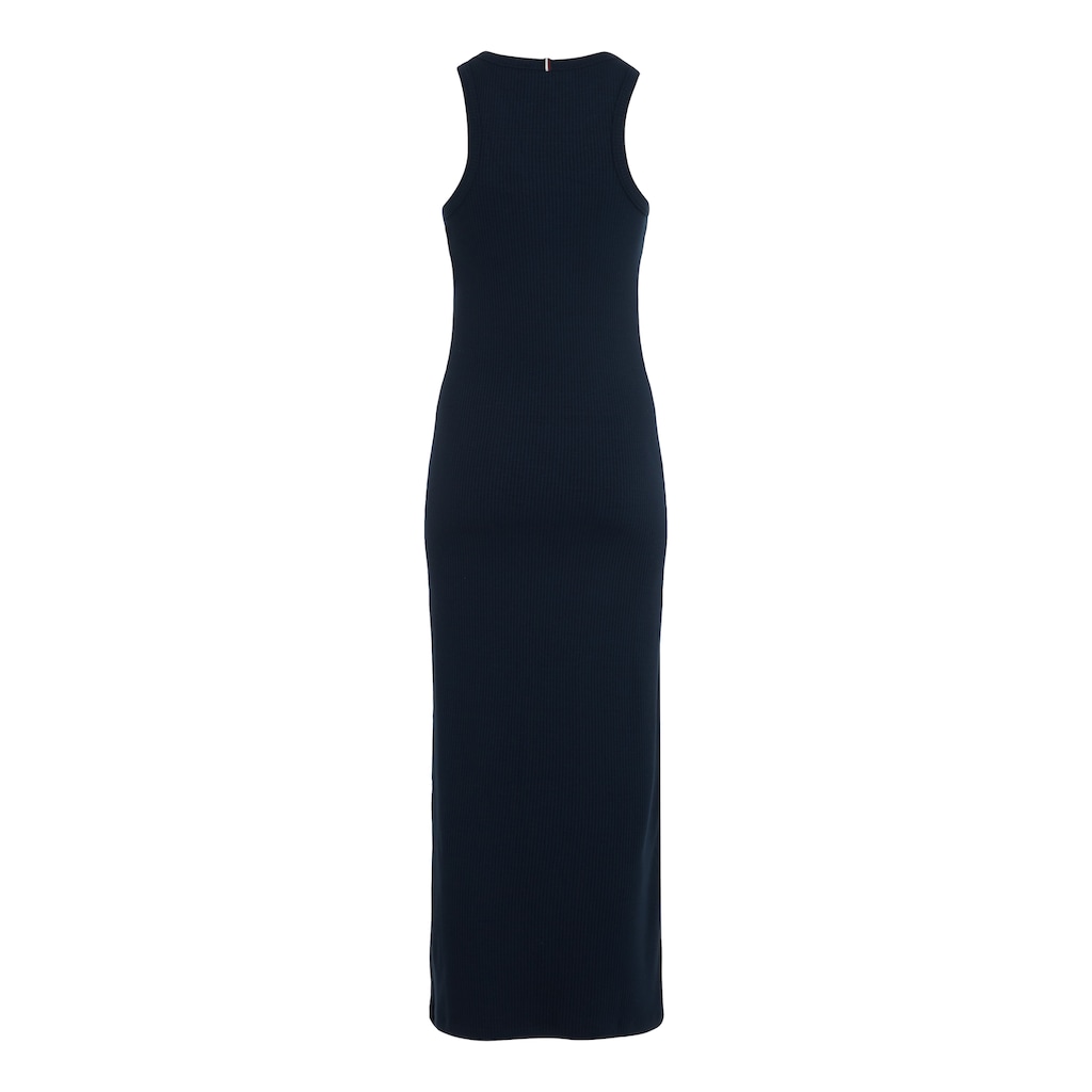 Tommy Hilfiger Jerseykleid »SLIM 5X2 RIB MIDI DRESS NS«, mit Rippenstruktur