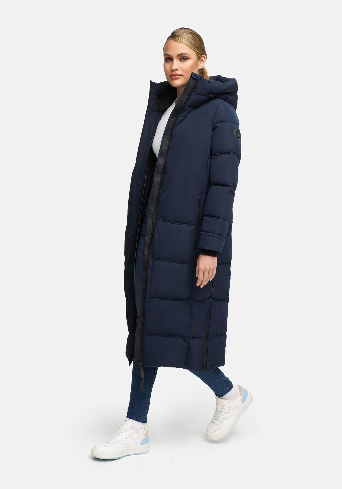 Marikoo Winterjacke »Honiaa« mit Seitenschlitzen für mehr Bewegungsfreiheit