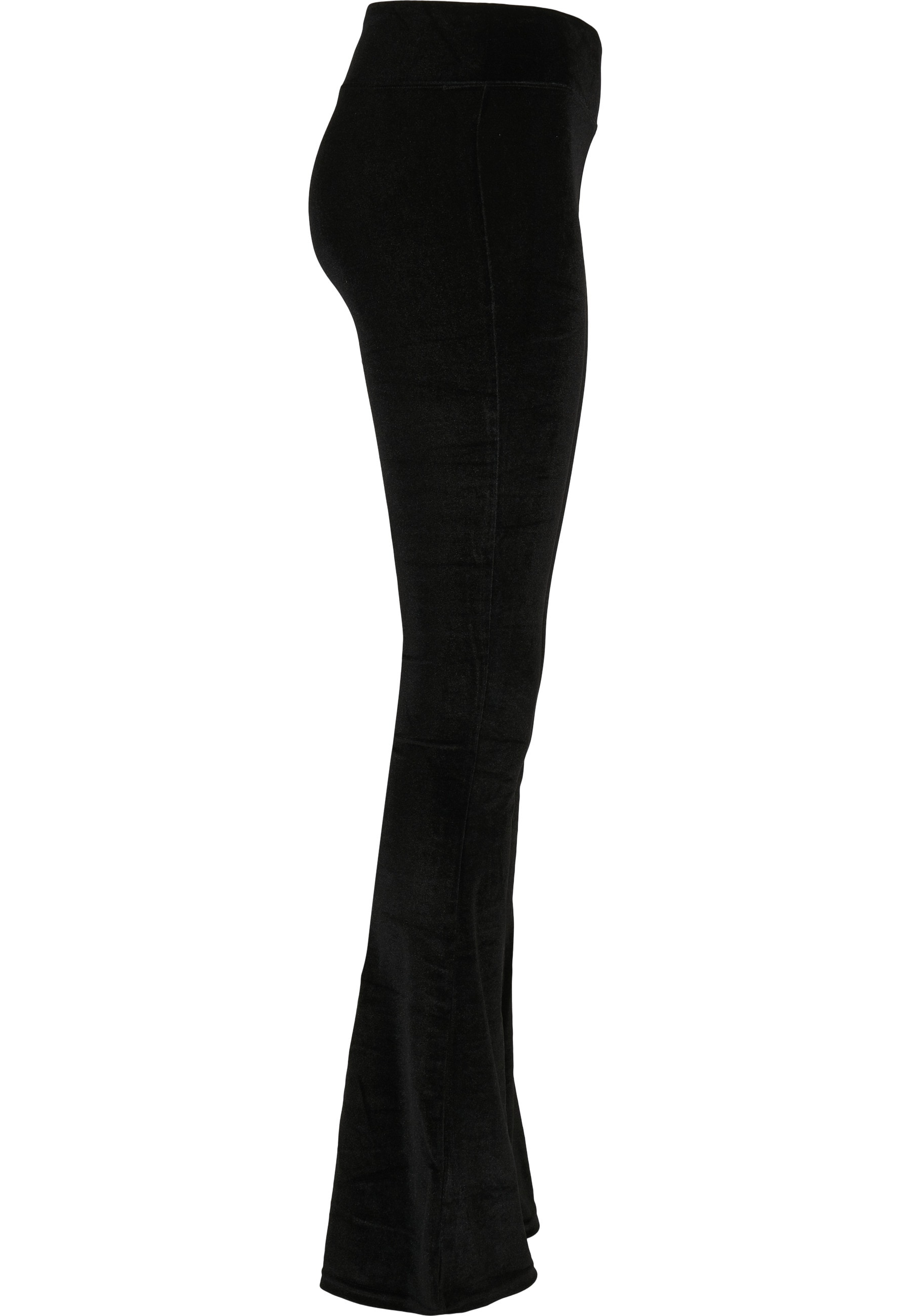 URBAN CLASSICS Leggings »Urban Classics Damen Ladies High Waist Velvet Boot Cut Leggings«
