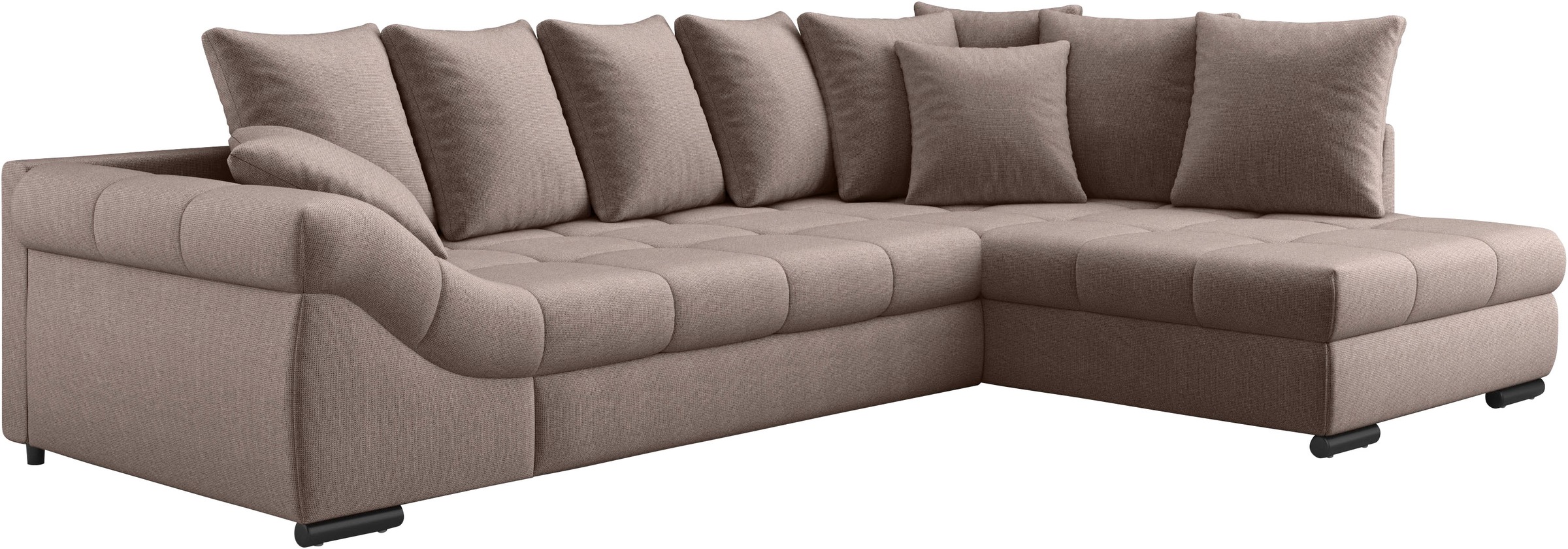 Thumbnail - Mr. Couch Ecksofa "Pietro, L-Form, mit Bett, wahlweise mit Kaltschaum" mit Bett und wahlweise mit Kaltschaum