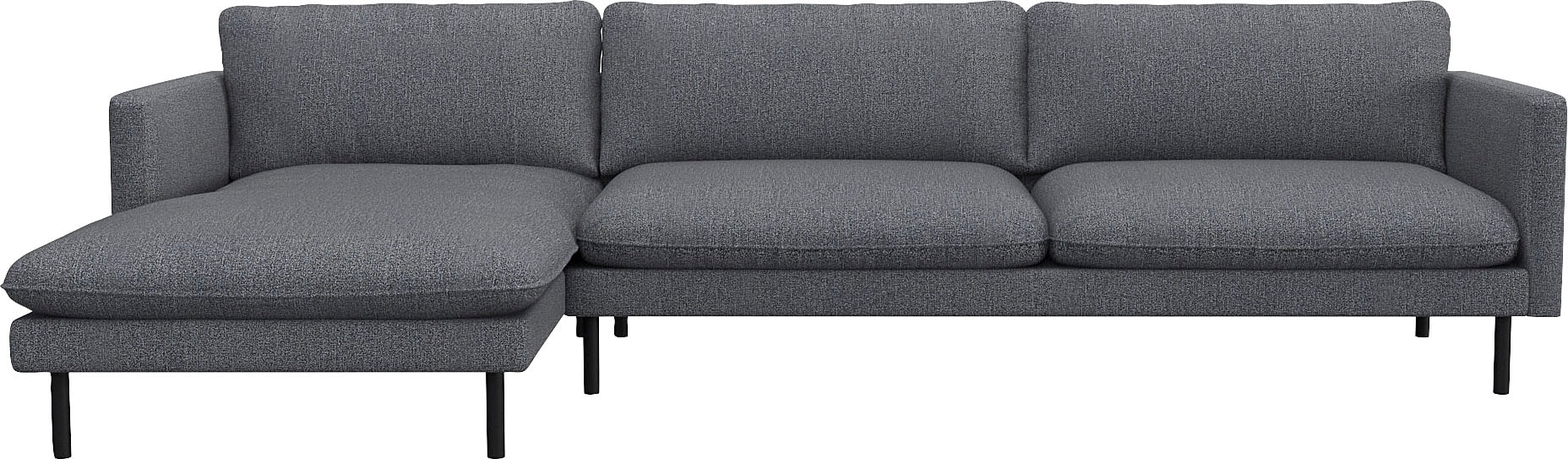 FLEXLUX Ecksofa "Bolzano, elegant und bequem, L-Form" Sitzaufbau mit Kaltsc günstig online kaufen