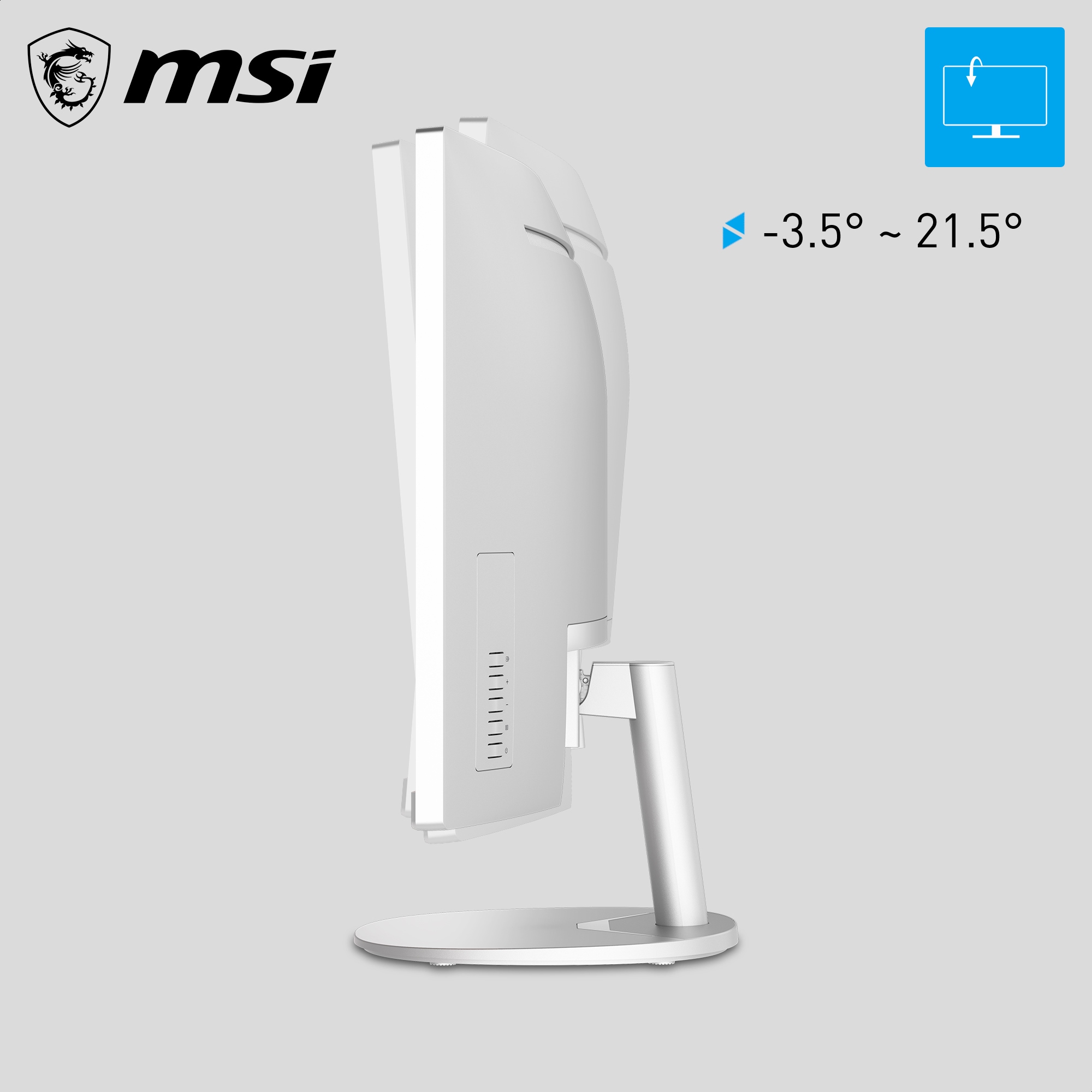 MSI LCD-Monitor »PRO MP341CQW E12« 86,4 cm/34 ″  3440 x 1440 px UWQHD 1 Reaktionszeit 120 Hz neigbar, 3 Jahre Herstellergarantie