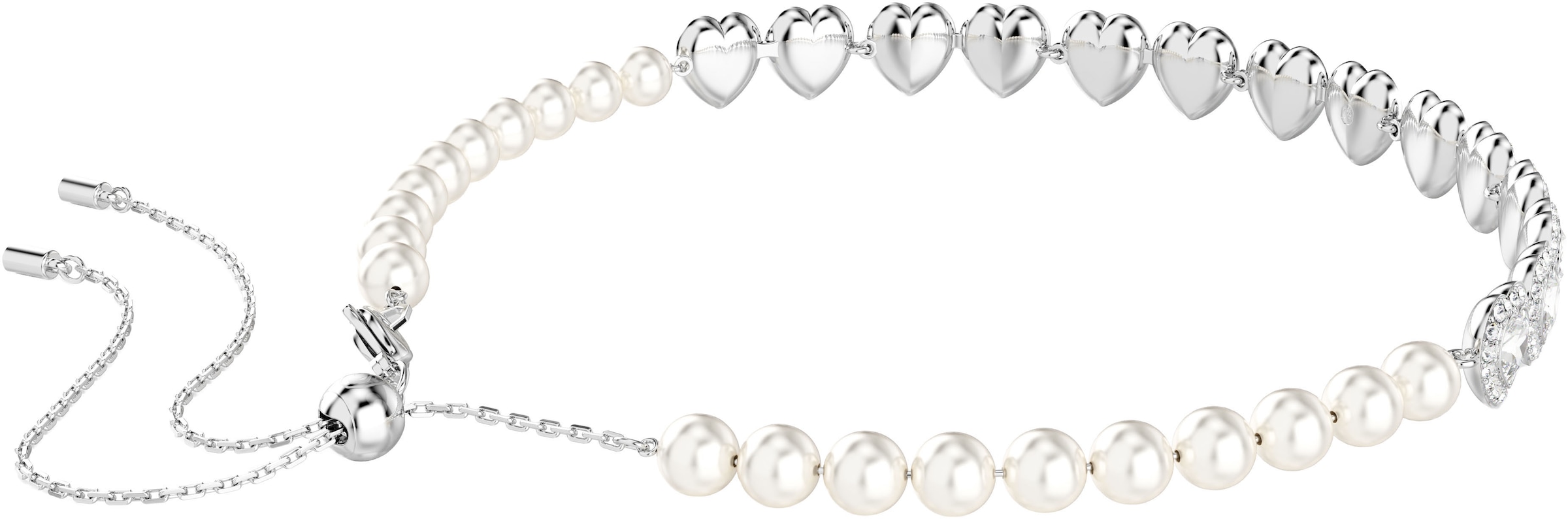 Swarovski Choker »Schmuck Geschenk Ariana Grande Tennis Halskette Herz, 5720861«, mit Swarovski® Kristall