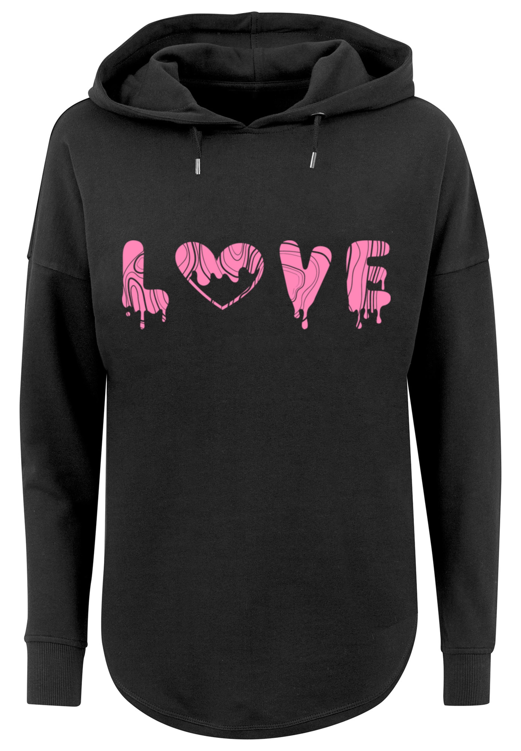 F4NT4STIC Kapuzenpullover »Valentinstag Love Pink«, Print