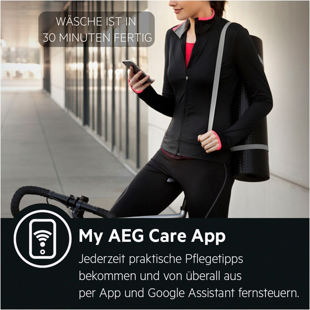 AEG Waschtrockner »L9WEF90600«, SensiDry® -schonend und energiesparend durch Wärmepumpentechnik & Wifi