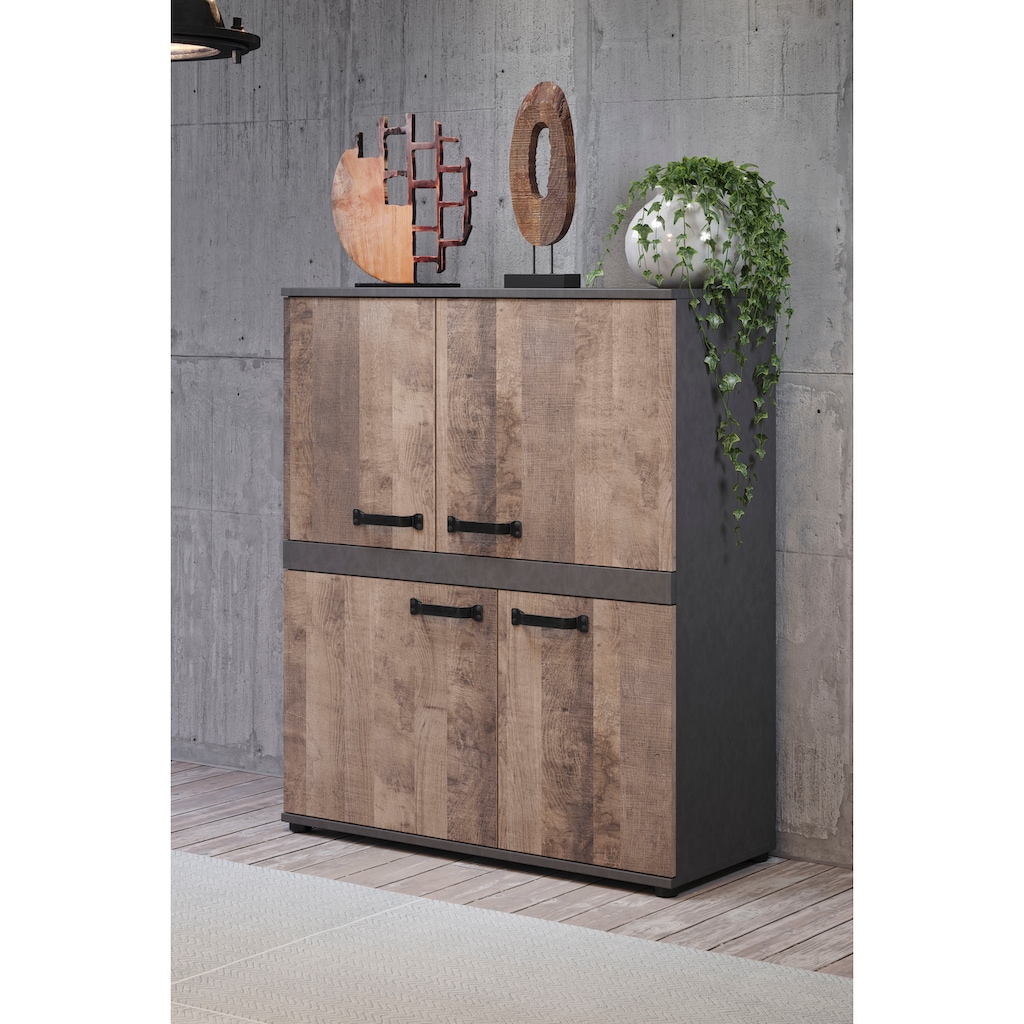 trendteam Highboard »Stripe«