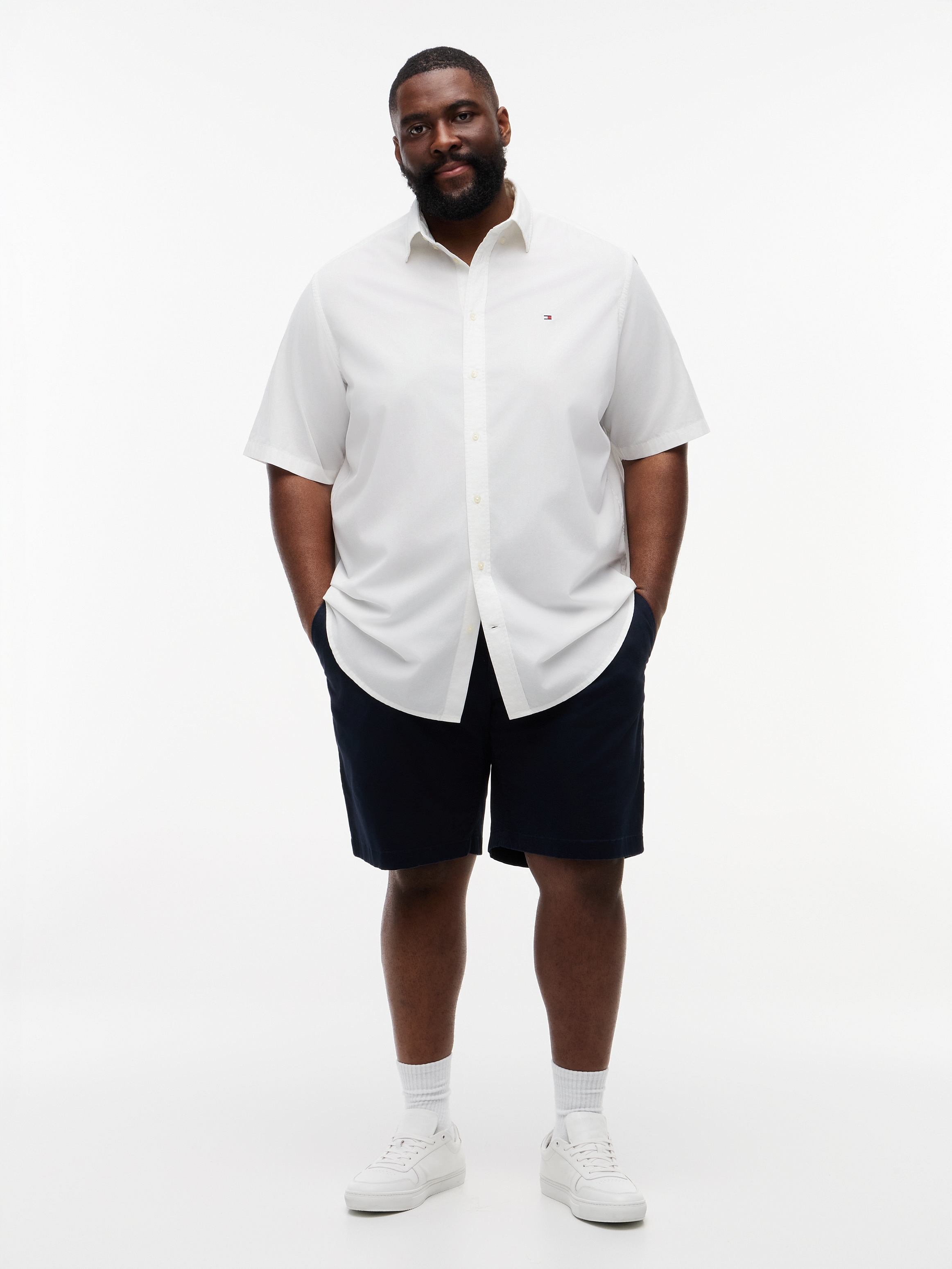 Tommy Hilfiger Big & Tall Shorts »BT-DNTN 9.5 ESS TWILL W/ BELT-B«  Große Größe, normale Passform