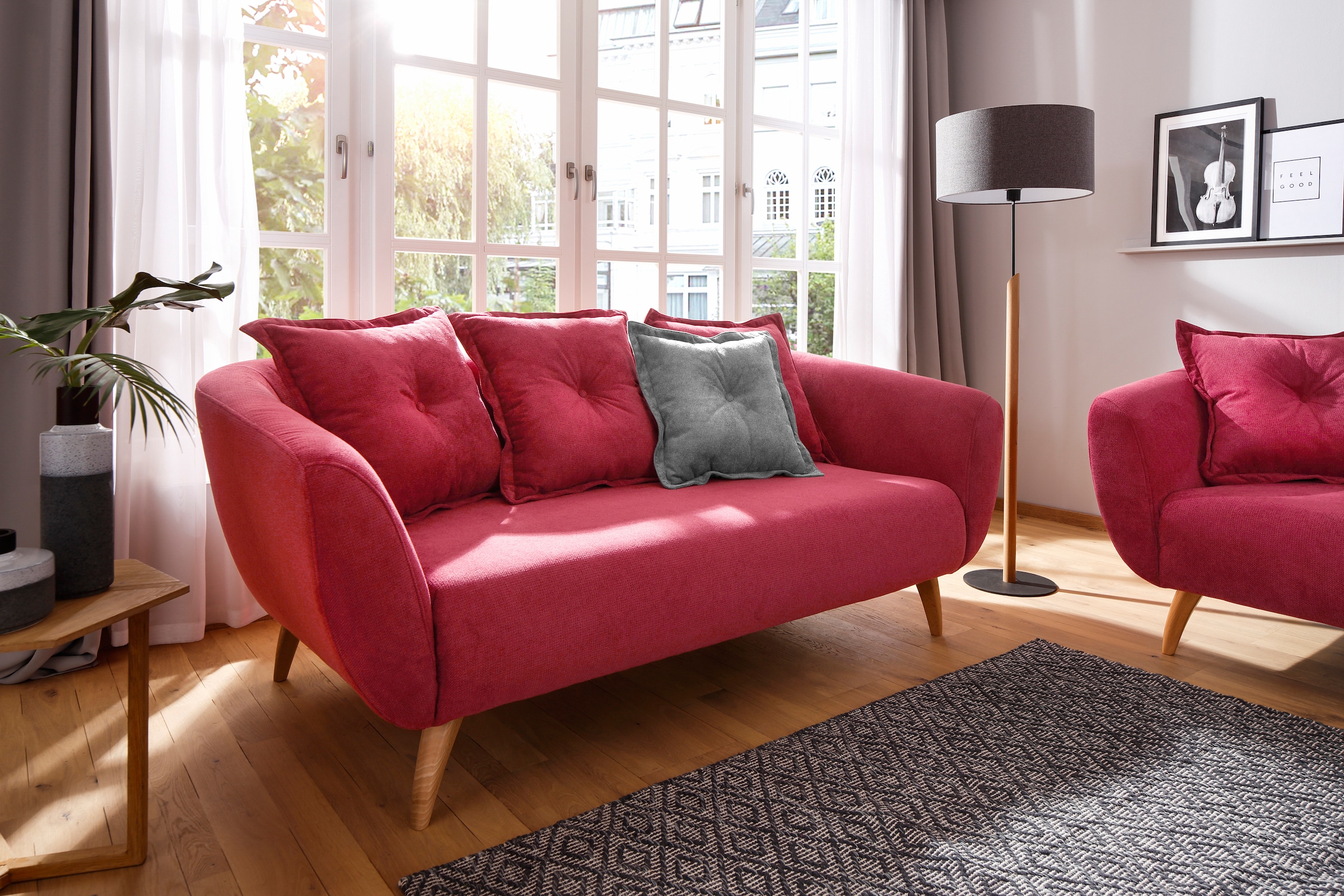 Home affaire "Baggio modern und romantisches Design, bequem" Zierkissen ink günstig online kaufen