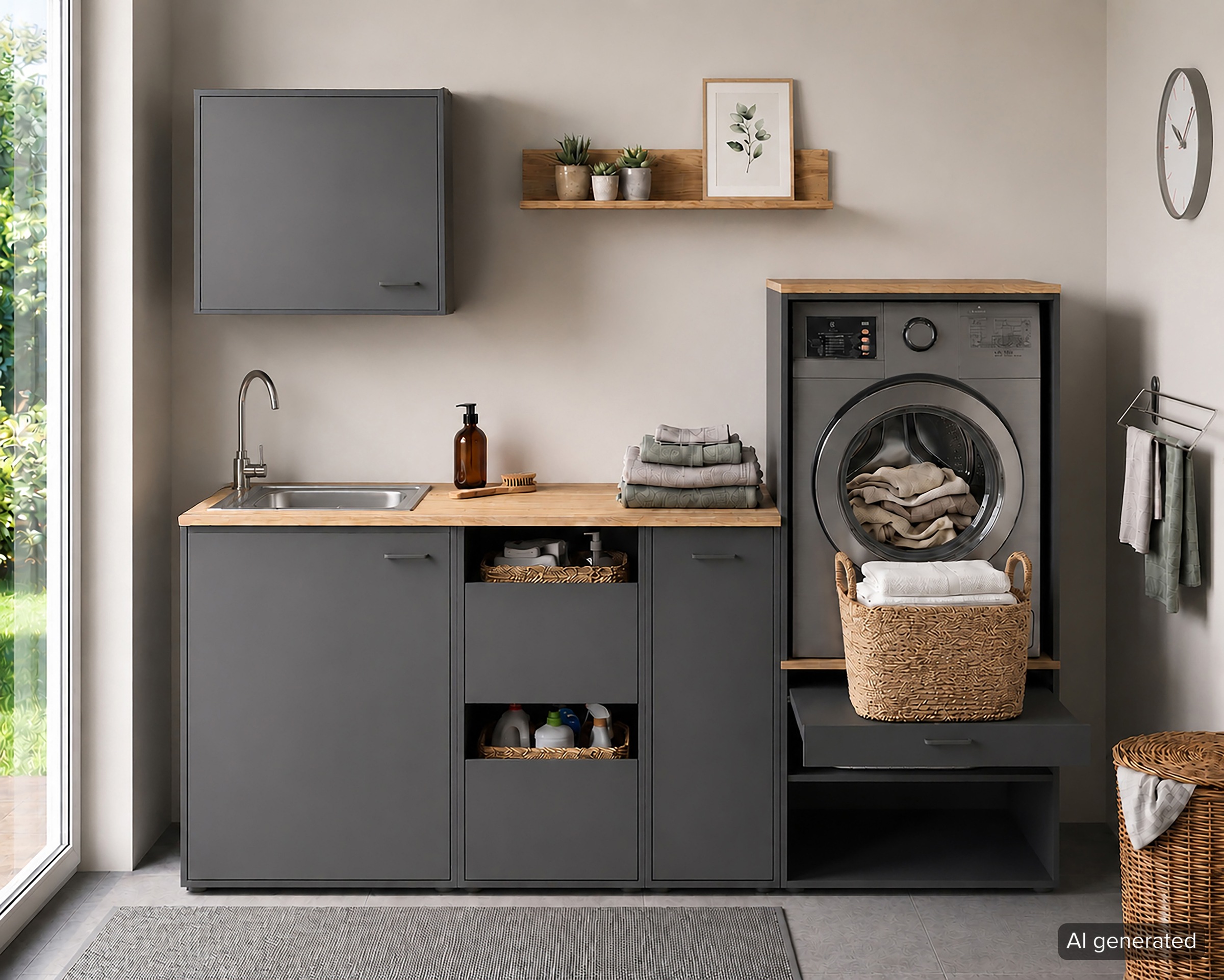 Schildmeyer Wandregal "Solea, Regalablage,melaminharzbeschichtet, Made in Germany,B: 80cm" Solide Verarbeitung - Dieses Produkt ist in Deutschland gefertigt