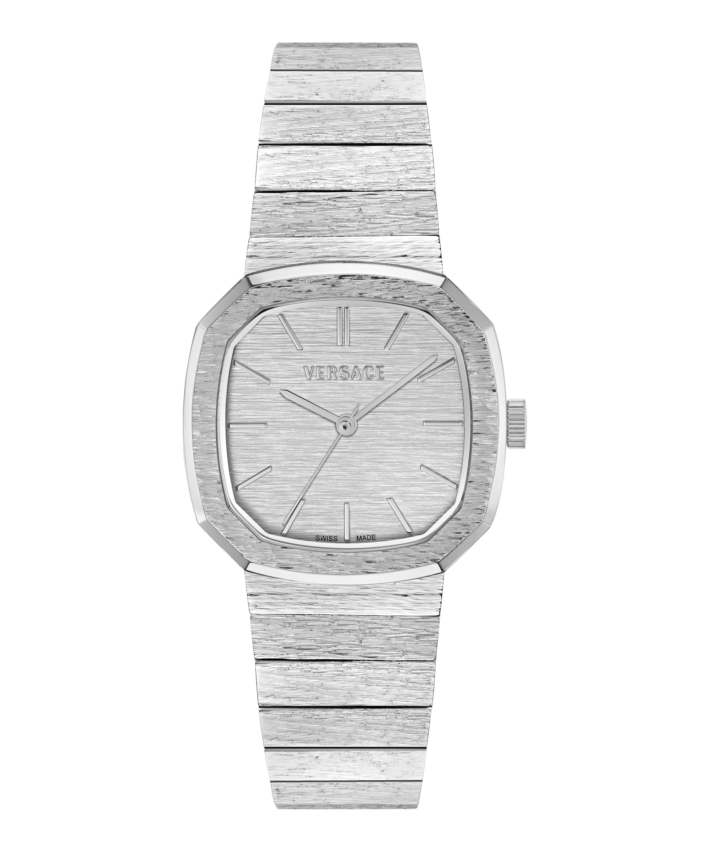 Versace Quarzuhr »V_ARCADIS« Armbanduhr, Damenuhr, Swiss Made, Edelstahlarmband, analog