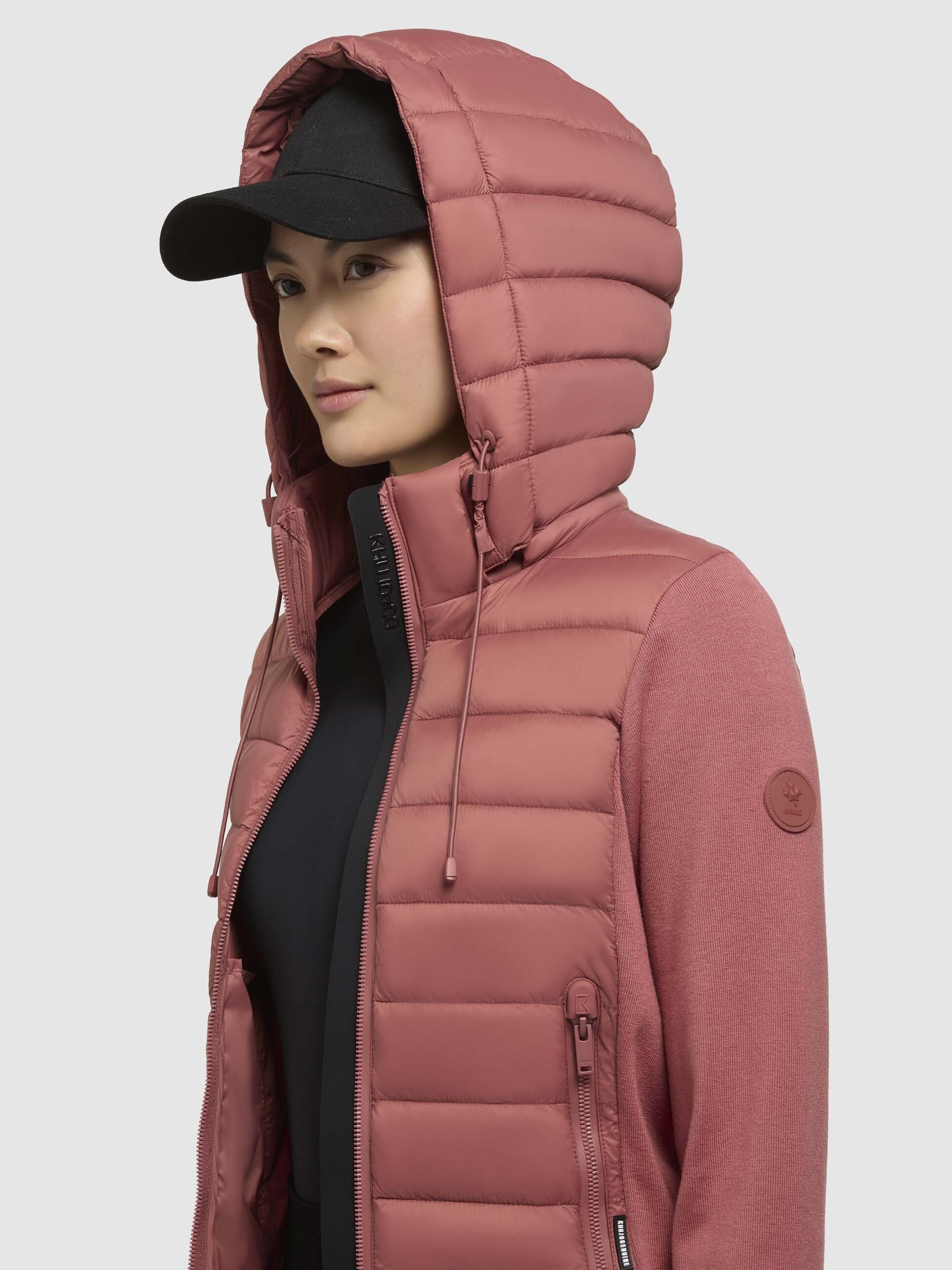 khujo Steppjacke »ATHI«, mit Kapuze